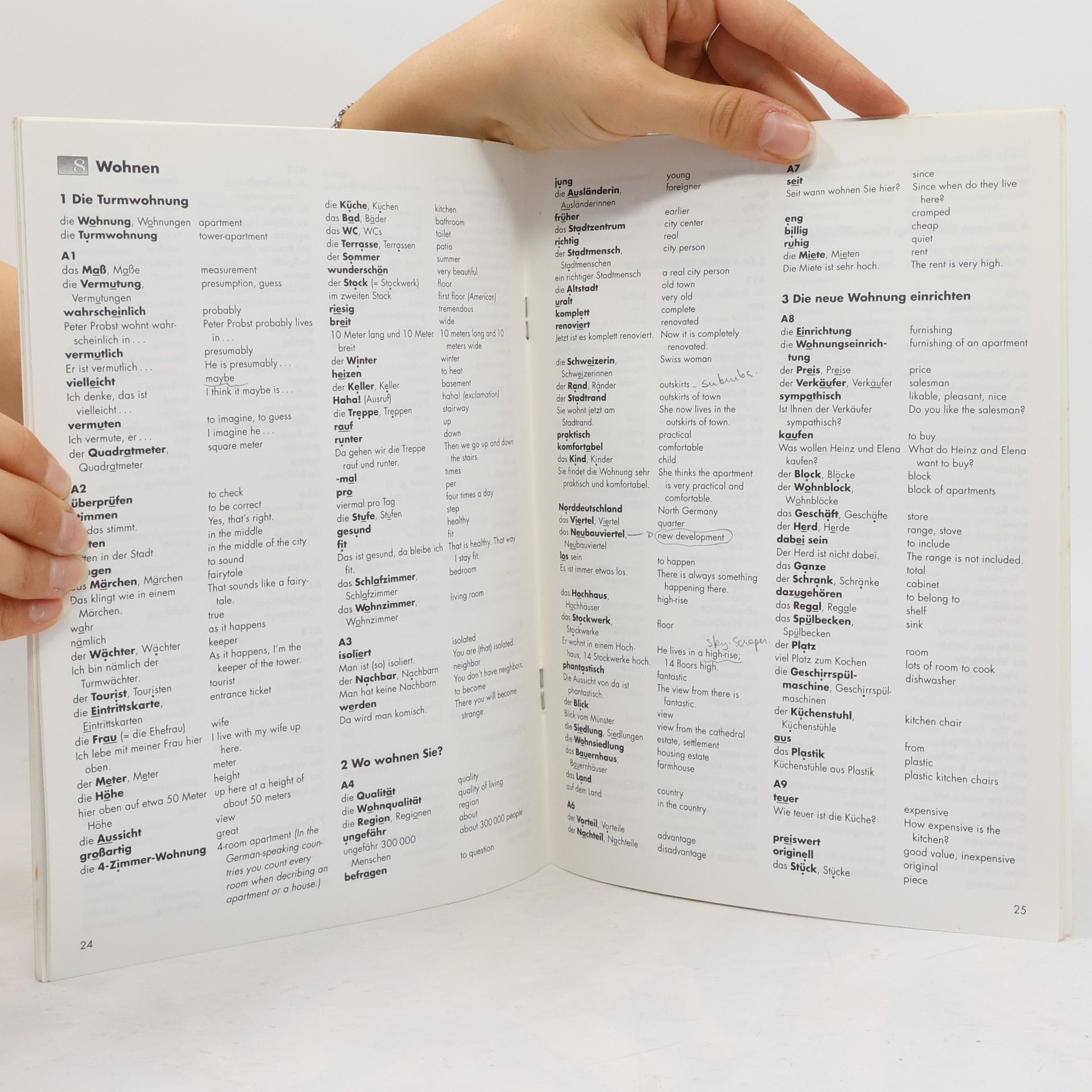 Paul Rusch Moment mal! Lehrwerk für Deutsch als Fremdsprache: Glossary German-English