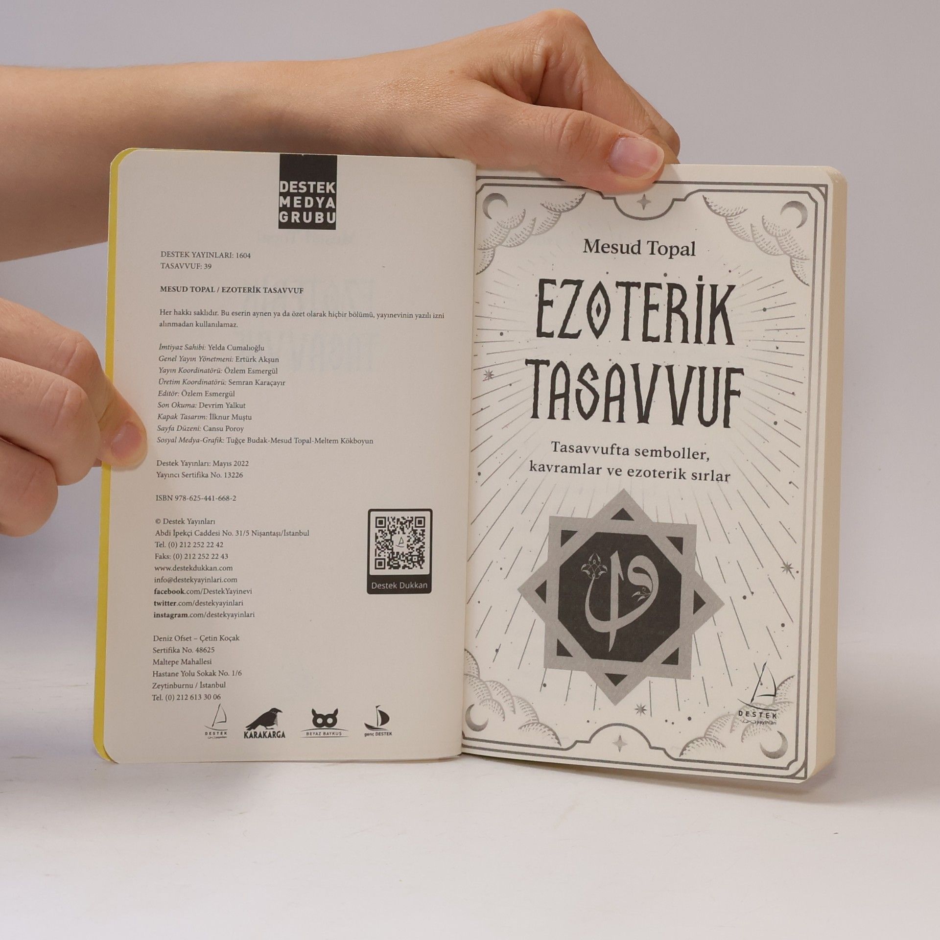 Mesud Topal Ezoterik Tasavvuf: Tasavvufta semboller, kavramlar ve ezoterik sırlar