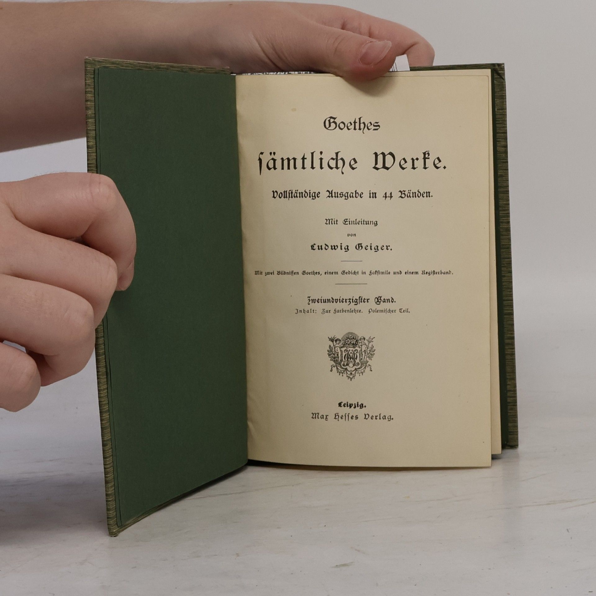 Johann Wolfgang von Goethe Goethes sämtliche Werke. Band 42