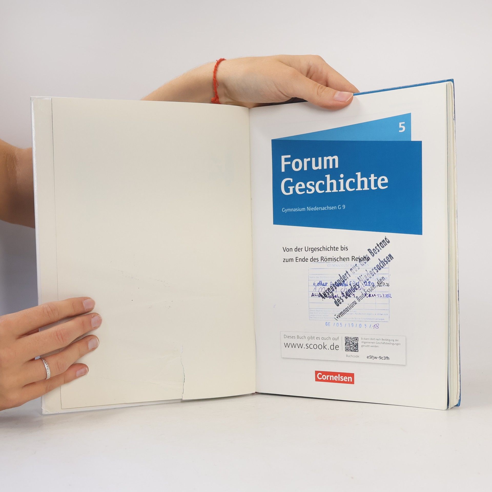Dagmar Bäuml-Stosiek Forum Geschichte 5. Schuljahr - Von der Urgeschichte bis zum Römischen Reich - Gymnasium Niedersachsen