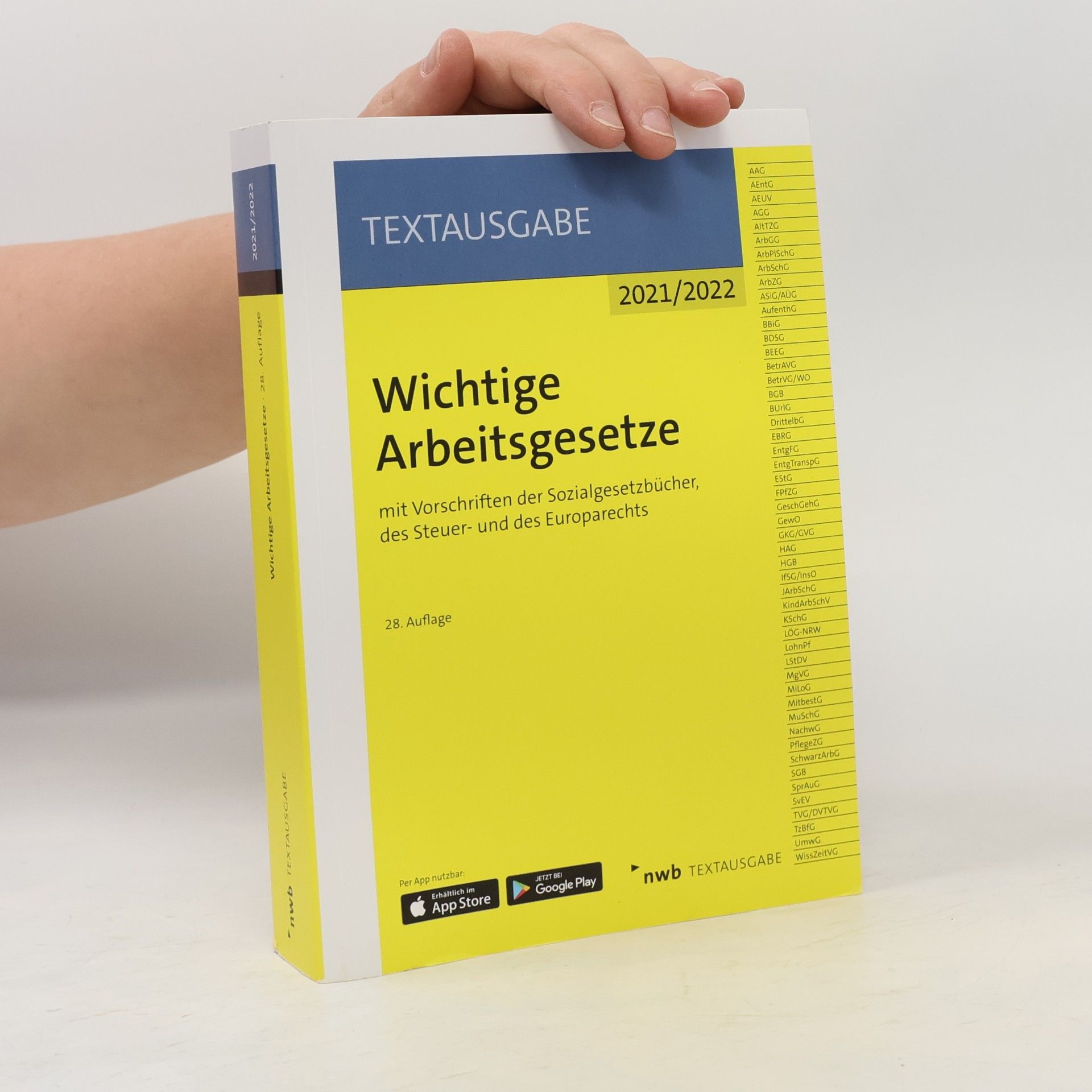 Kolektiv autorů Wichtige Arbeitsgesetze