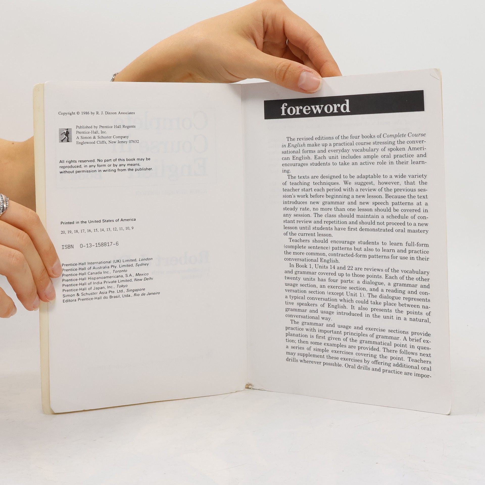 Robert James Dixson Complete Course in English Level 1