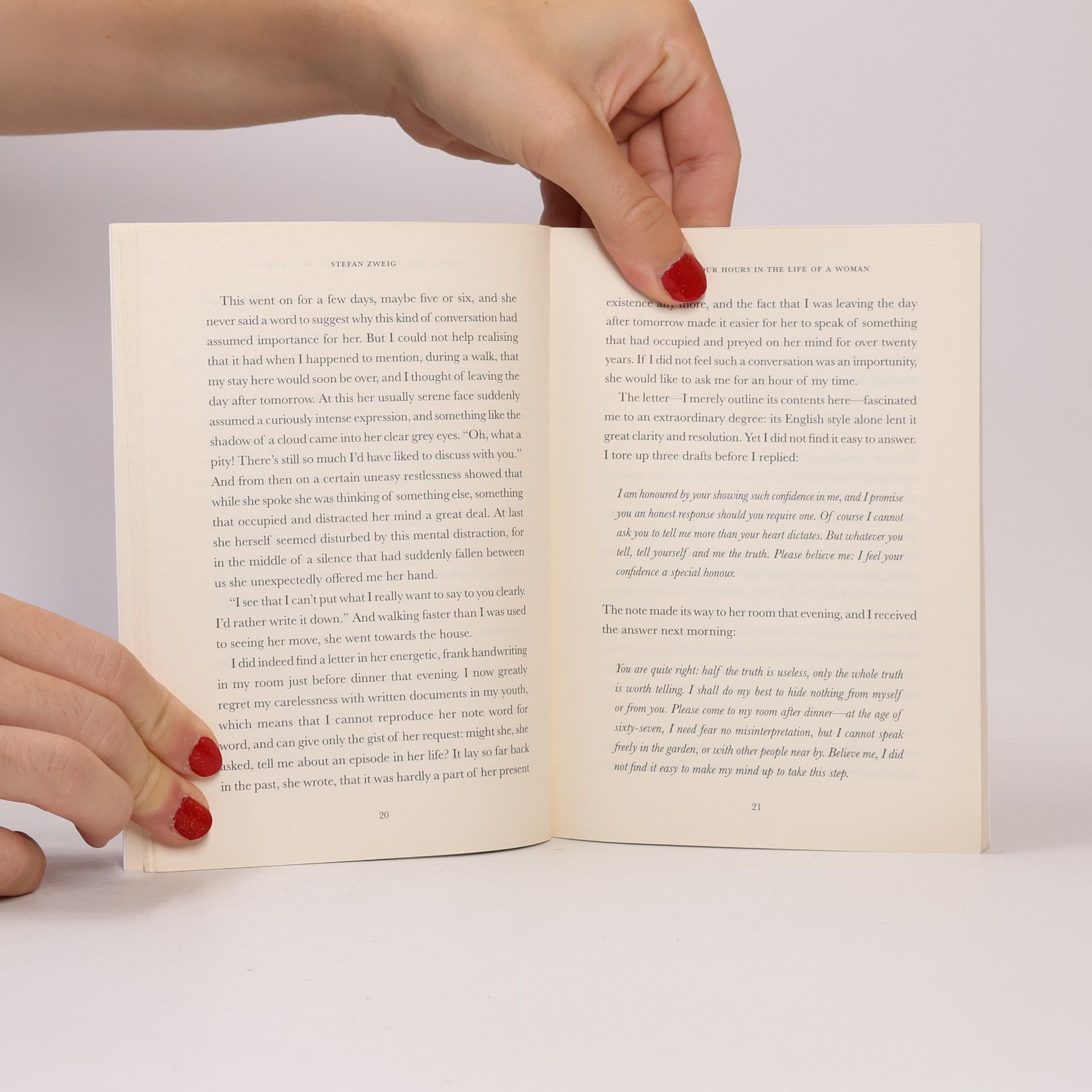 Stefan Zweig Twenty-Four Hours in the Life of a Woman