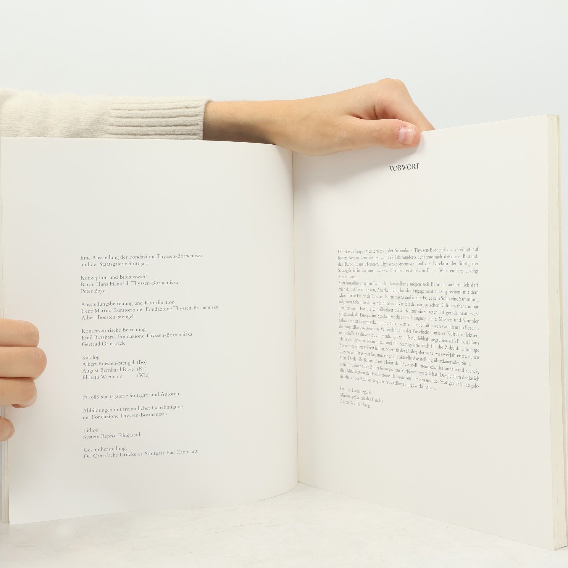 Various authors Meisterwerke der Sammlung Thyssen-Bornemisza