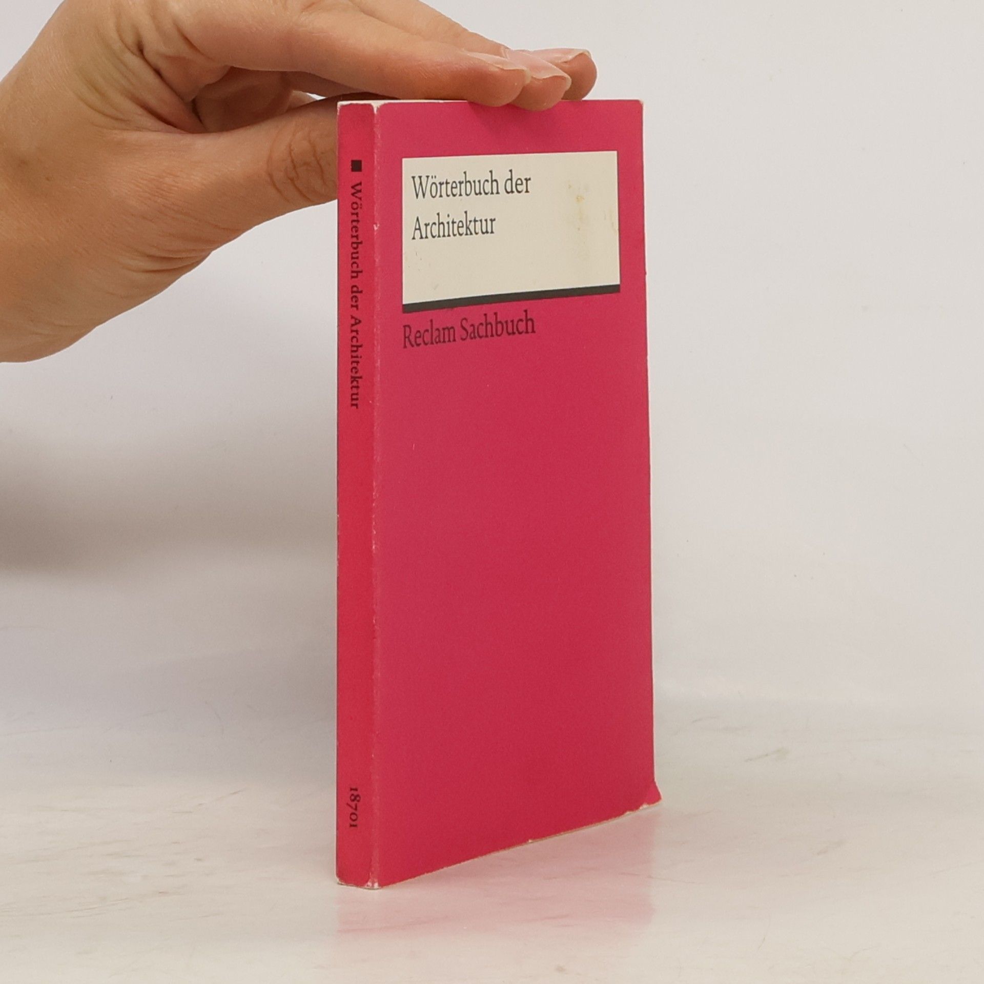 AA.VV. Wörterbuch der Architektur