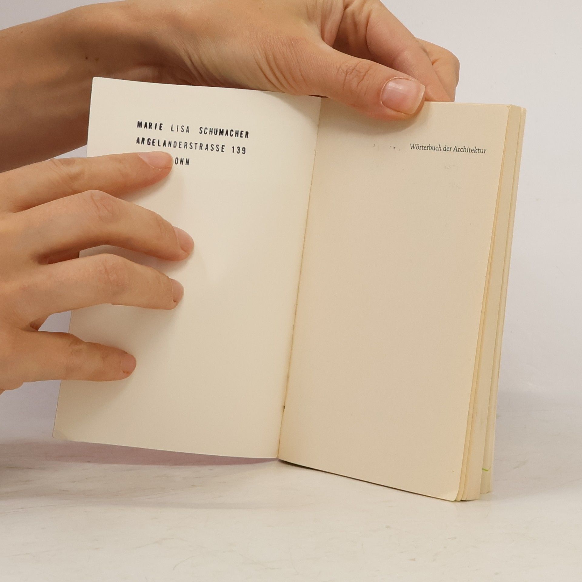 AA.VV. Wörterbuch der Architektur