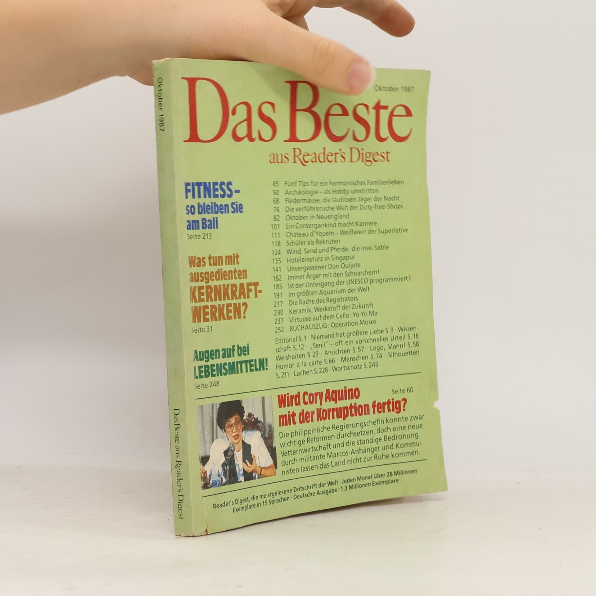 Kolektiv autorů Das Beste aus Reader's Digest 10/1987