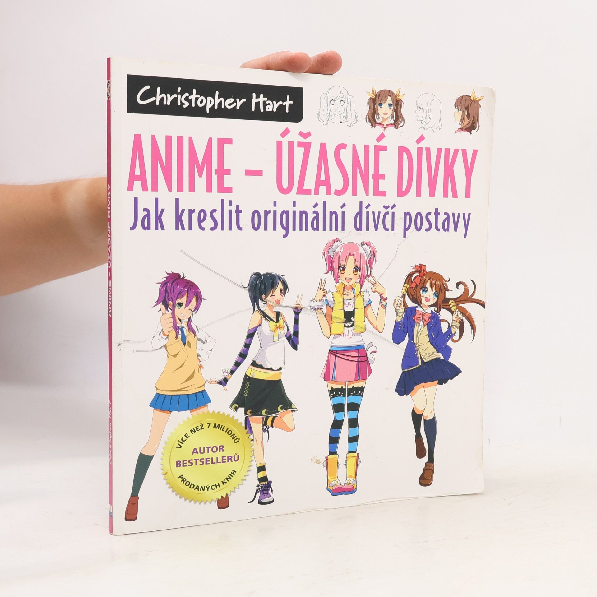 Christopher Hart Anime - úžasné dívky - jak kreslit originální dívčí postavy