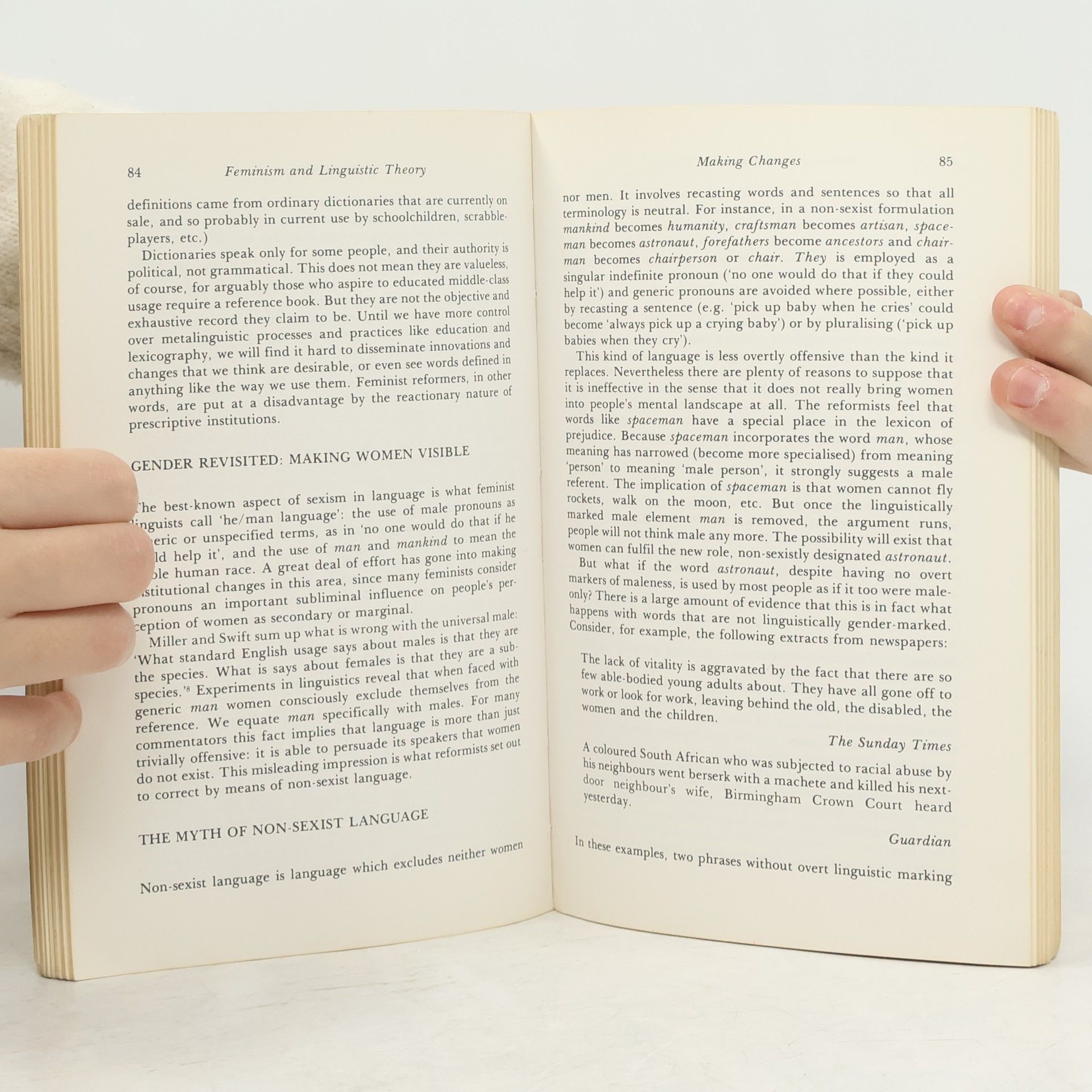 Deborah Cameron Feminism and Linguistic Theory