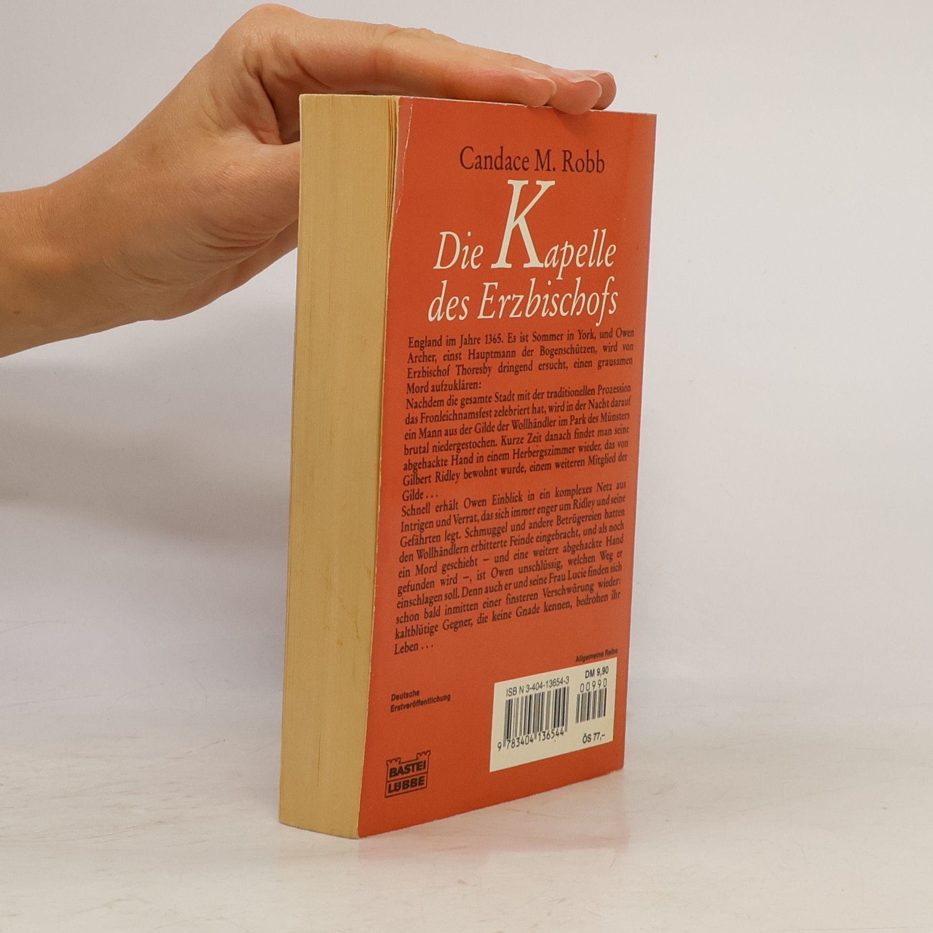 Candace Robb Die Kapelle des Erzbischofs