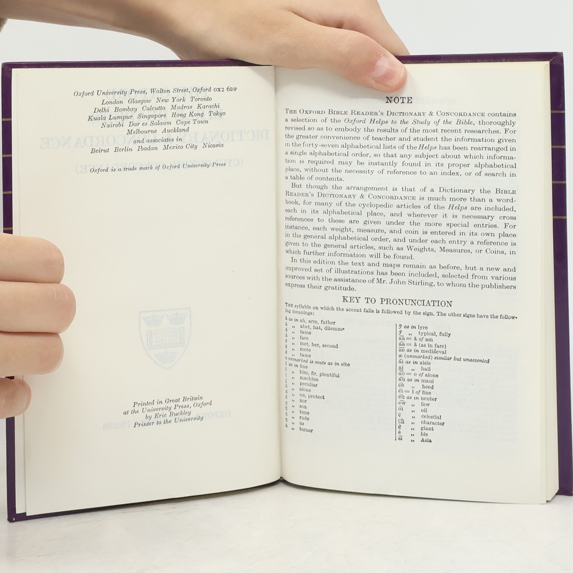 Auteurscollectief The Oxford Bible Reader's Dictionary and Concordance