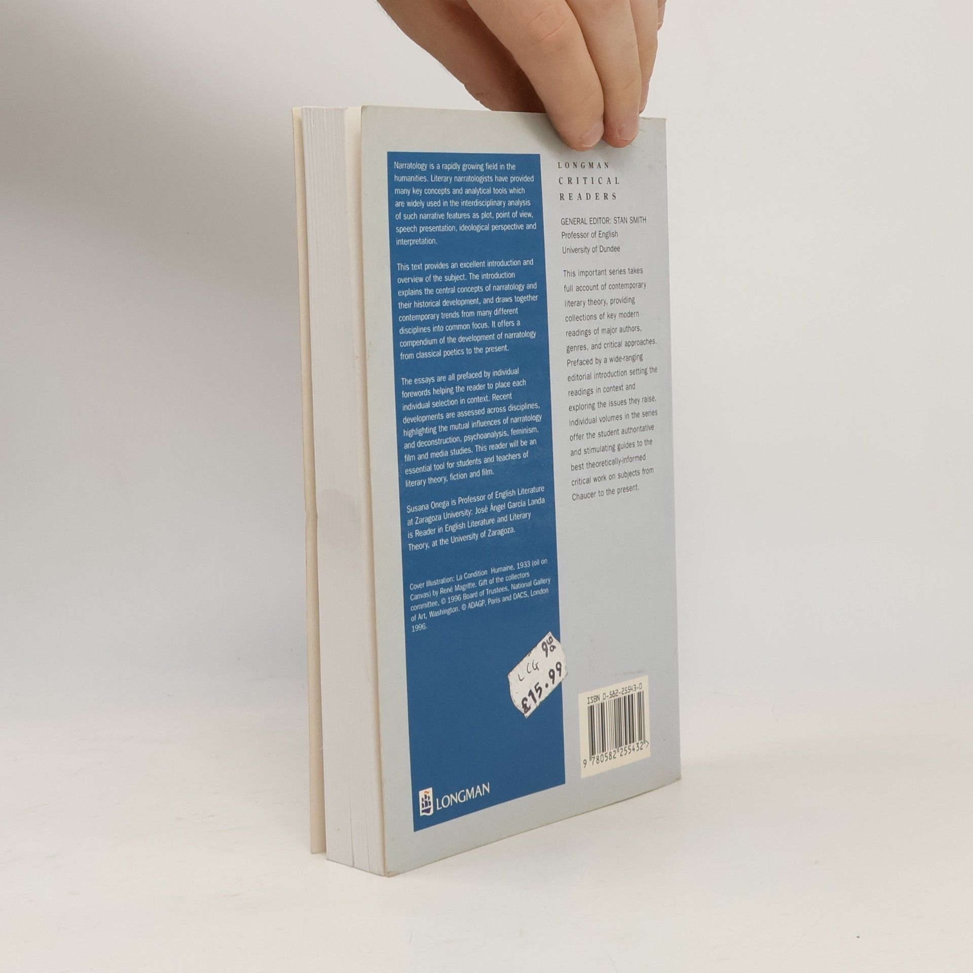 Susana Onega Longman Critical Readers: Narratology