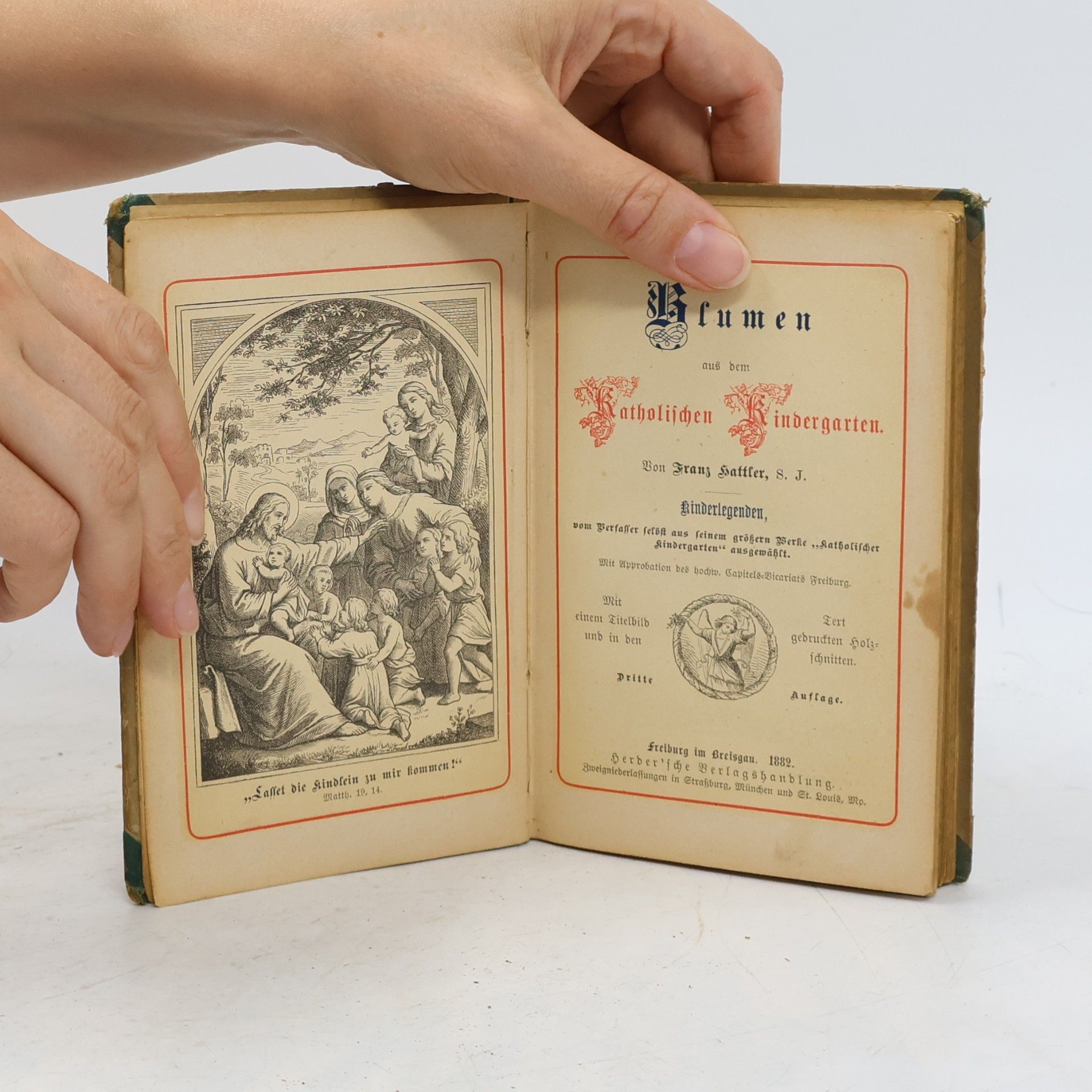 Franz Hattler Blumen aus dem katholischen Kindergarten. Kinderlegenden
