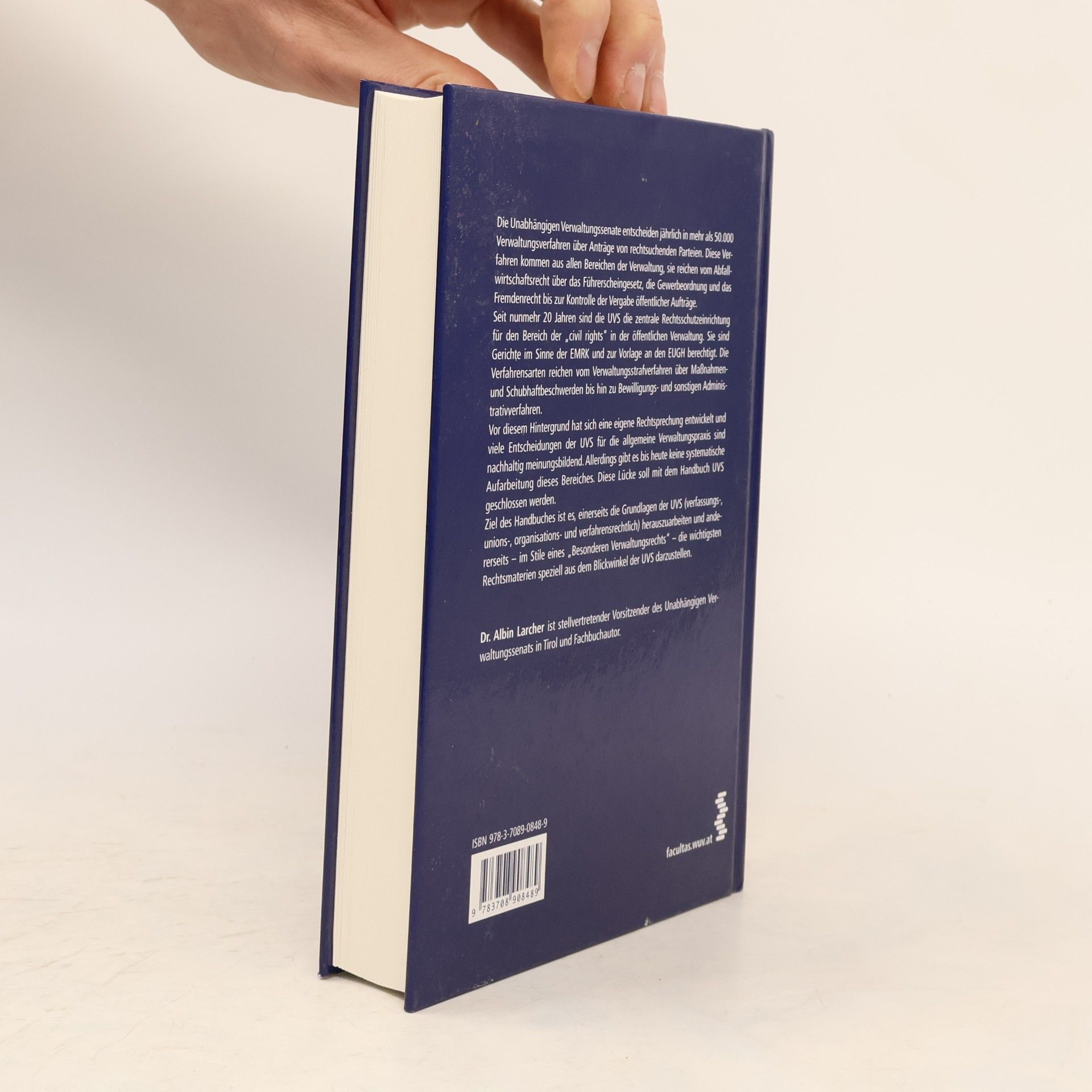 Albin Larcher Handbuch UVS