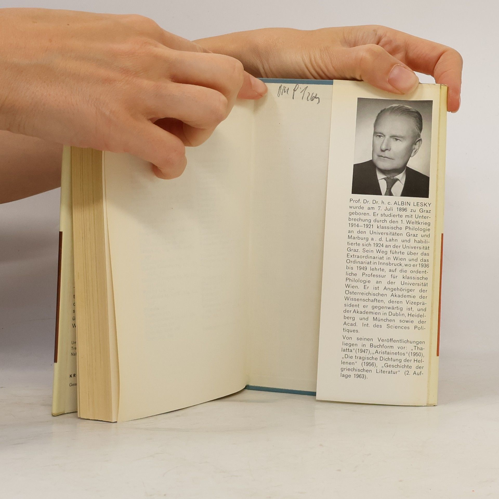 Albin Lesky Die griechische Tragödie