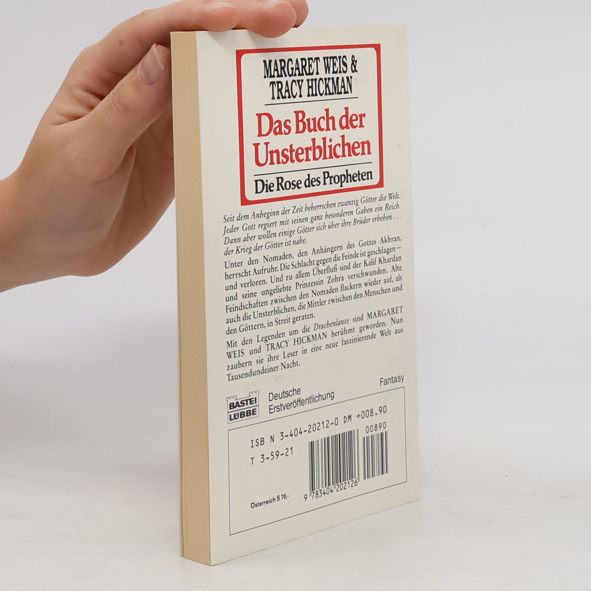 Margaret Weis Das Buch der Unsterblichen. Fantasy-Roman