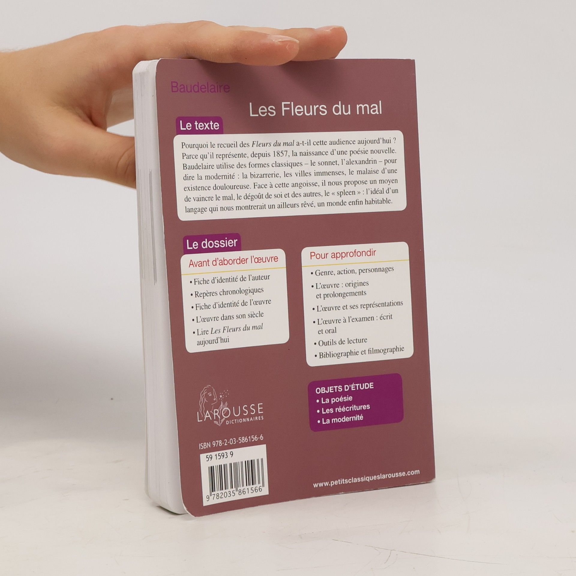 Larousse Les Fleurs du mal [ Petites Classiques Larousse ]