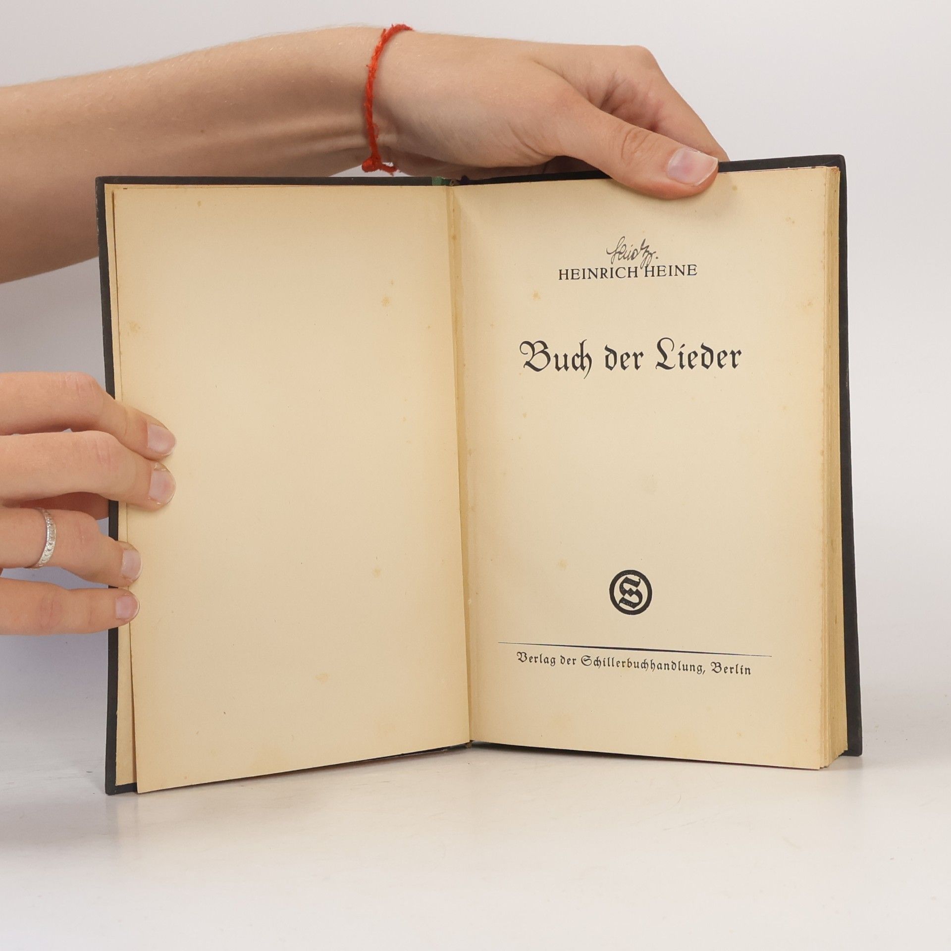 Heinrich Heine Buch der Lieder