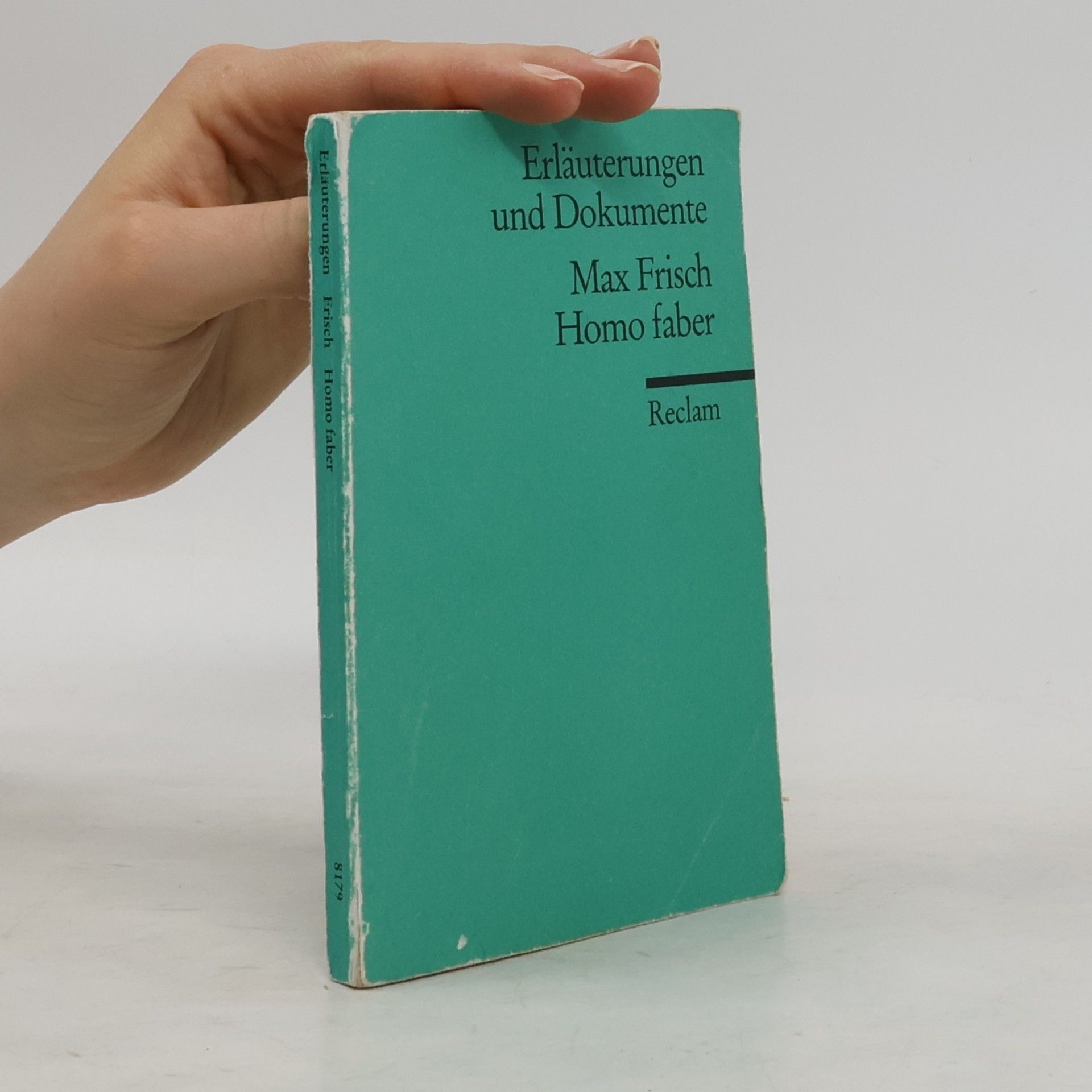 Klaus Müller Max Frisch, Homo faber
