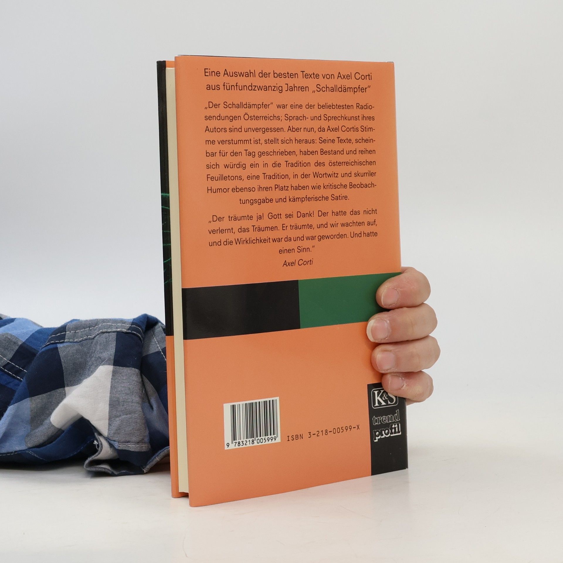Axel Corti Der Schalldämpfer. Texte aus den Jahren 1970 - 1993