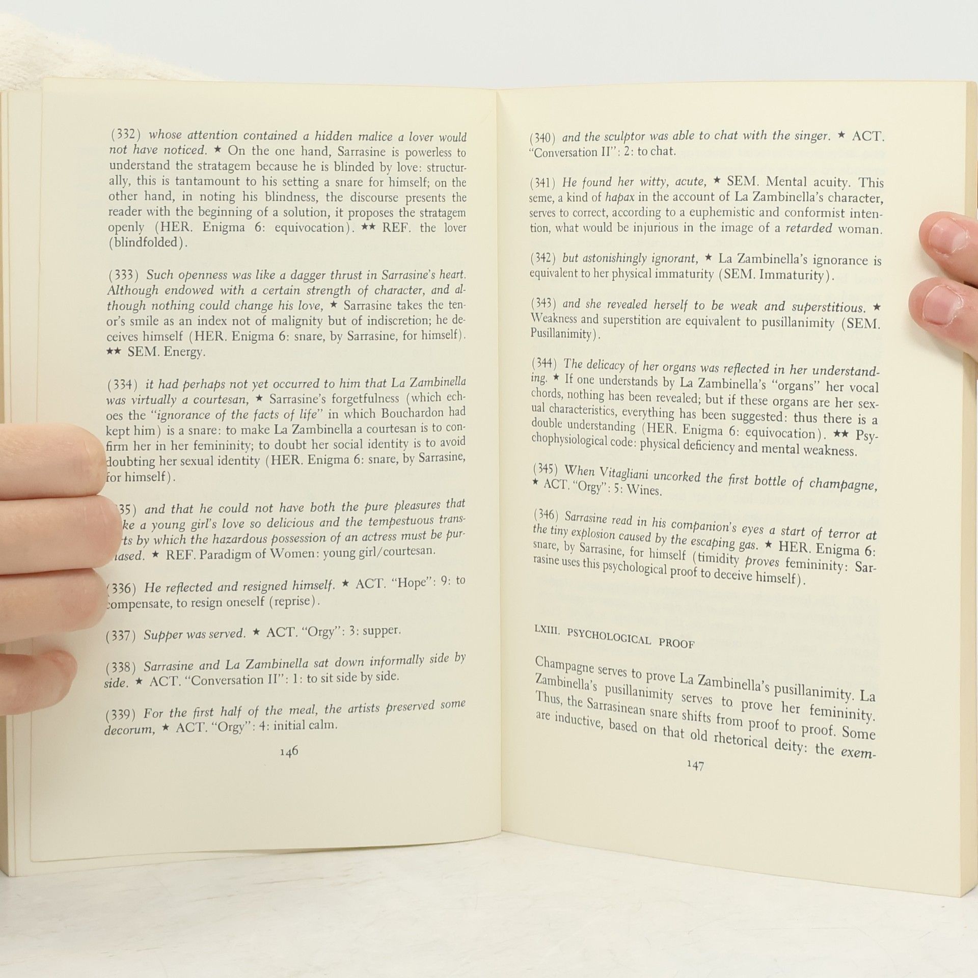 Roland Barthes S/Z