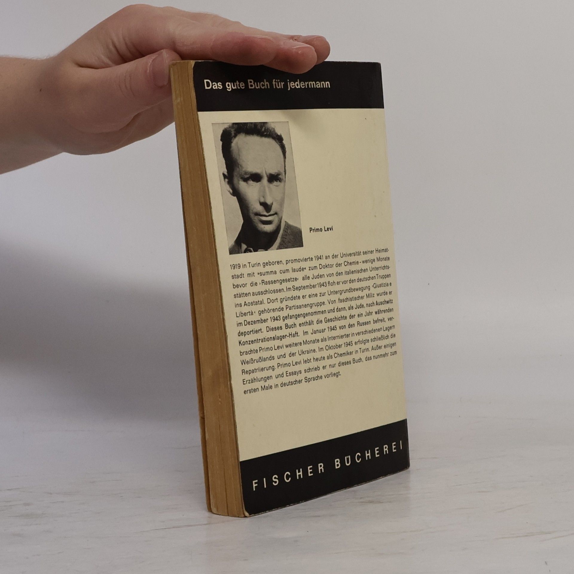 Primo Levi Ist das ein Mensch?