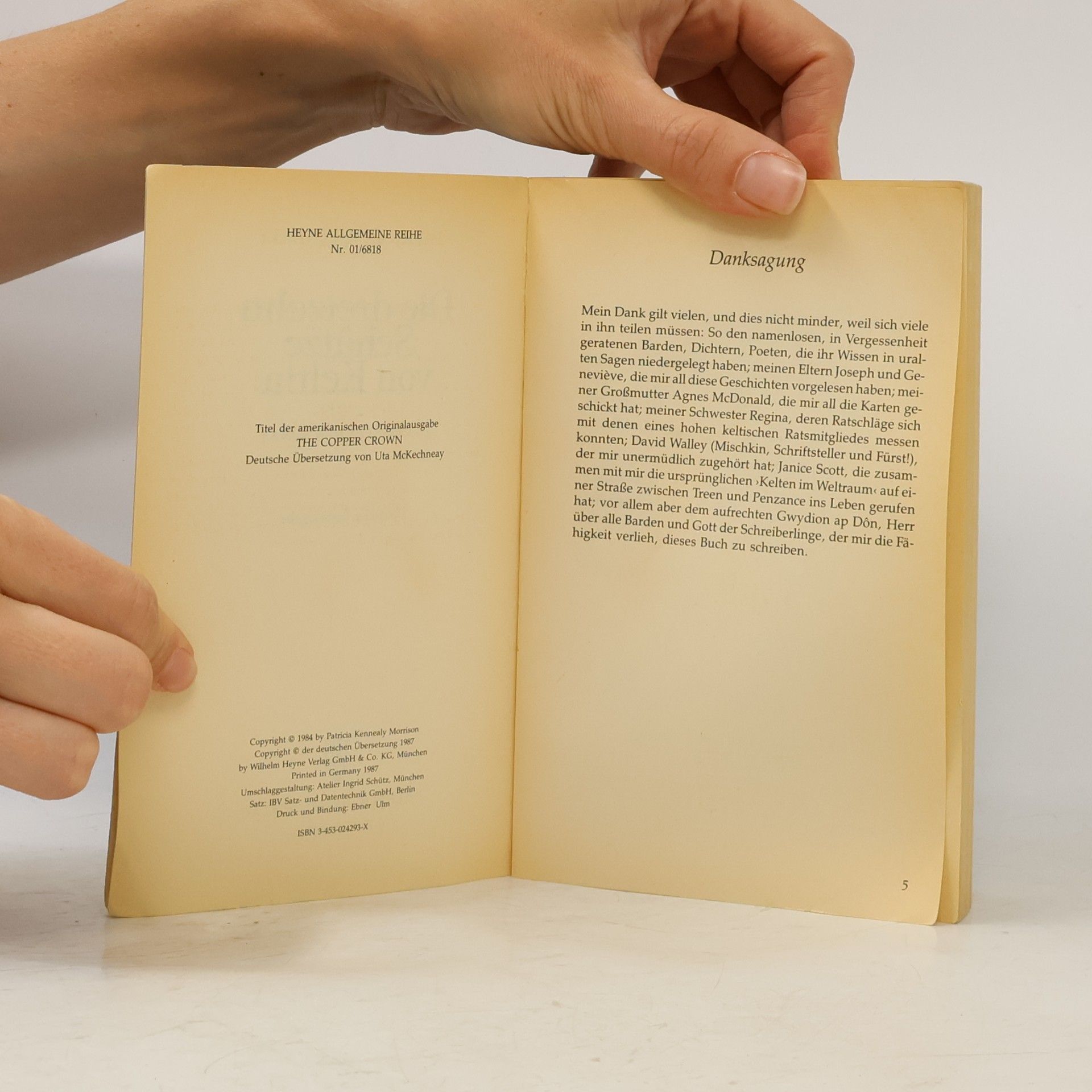 Patricia Kennealy-Morrison Heyne-Bücher: Die dreizehn Schätze von Keltia Phantastischer Roman