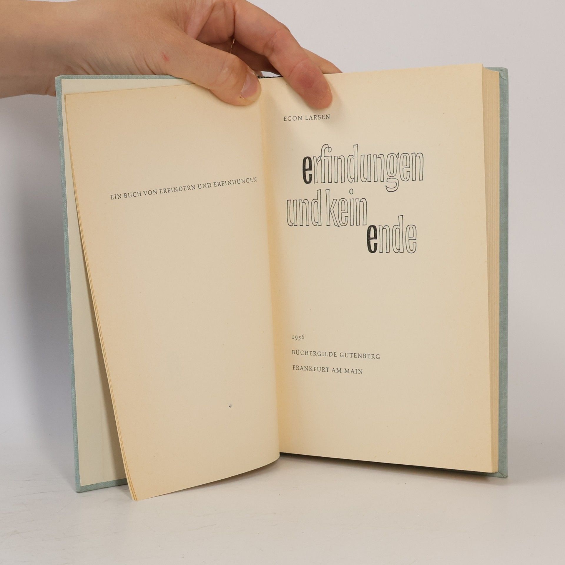 Egon Larsen Erfindungen und kein Ende