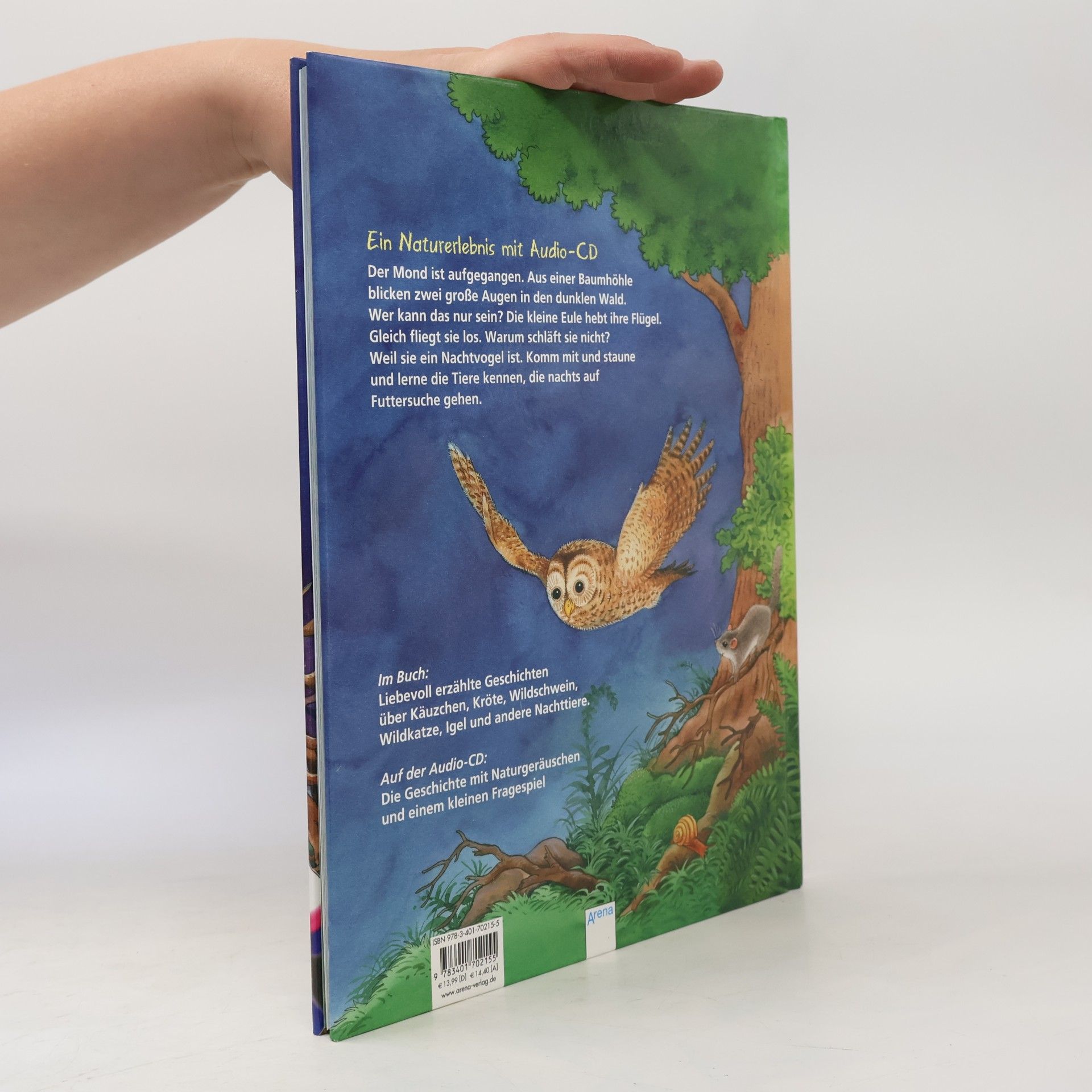 Friederun Reichenstetter Die kleine Eule und die Tiere der Nacht, m. Audio-CD