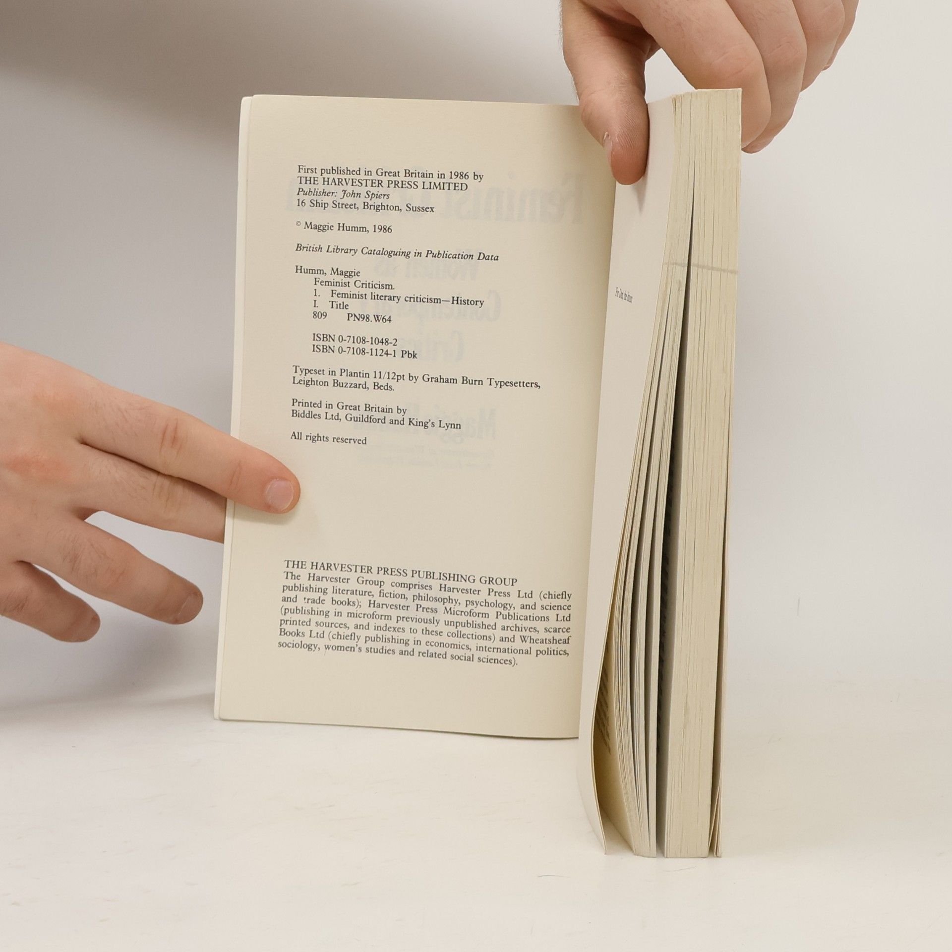 Maggie Humm Feminist Criticism