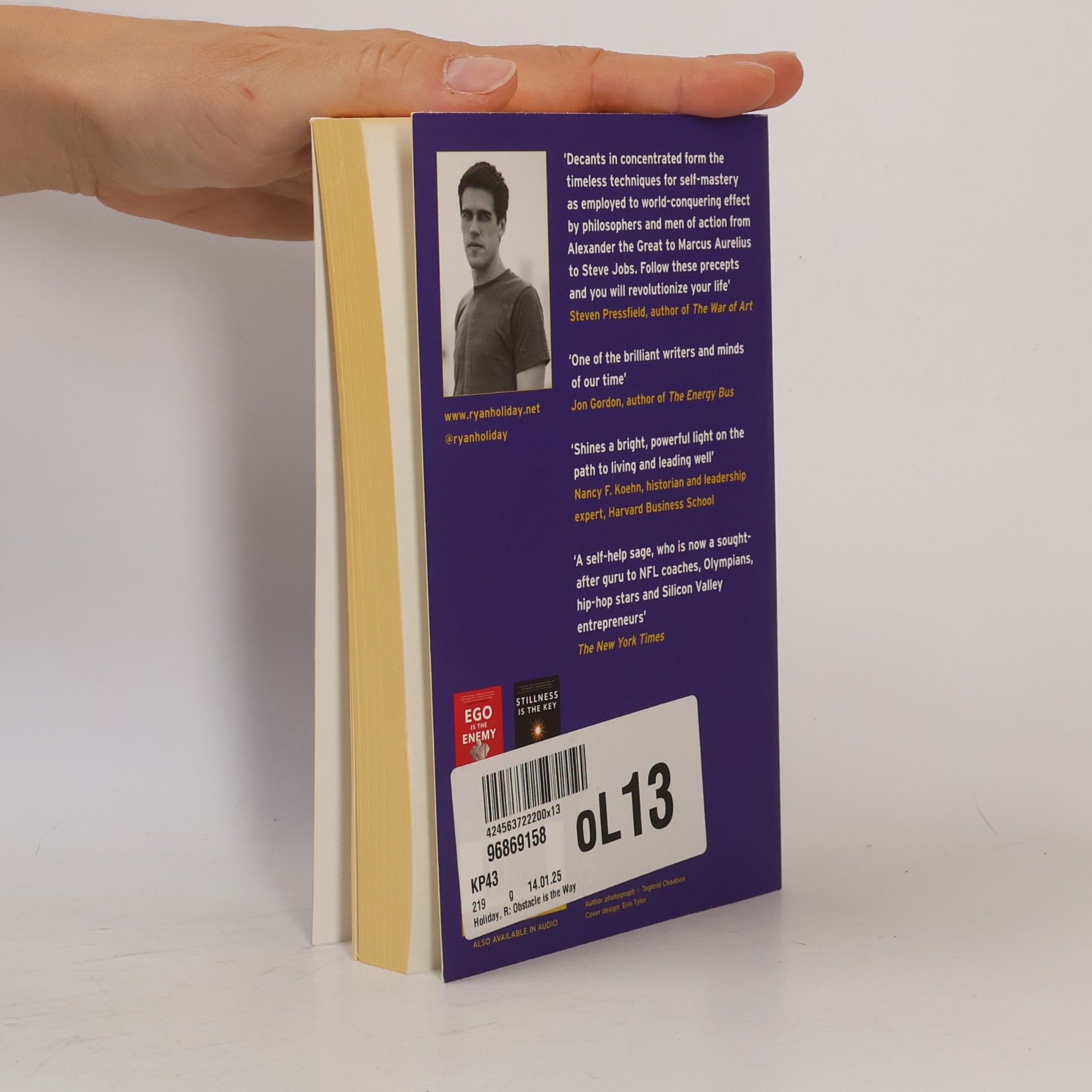 Ryan Holiday The obstacle is the way
