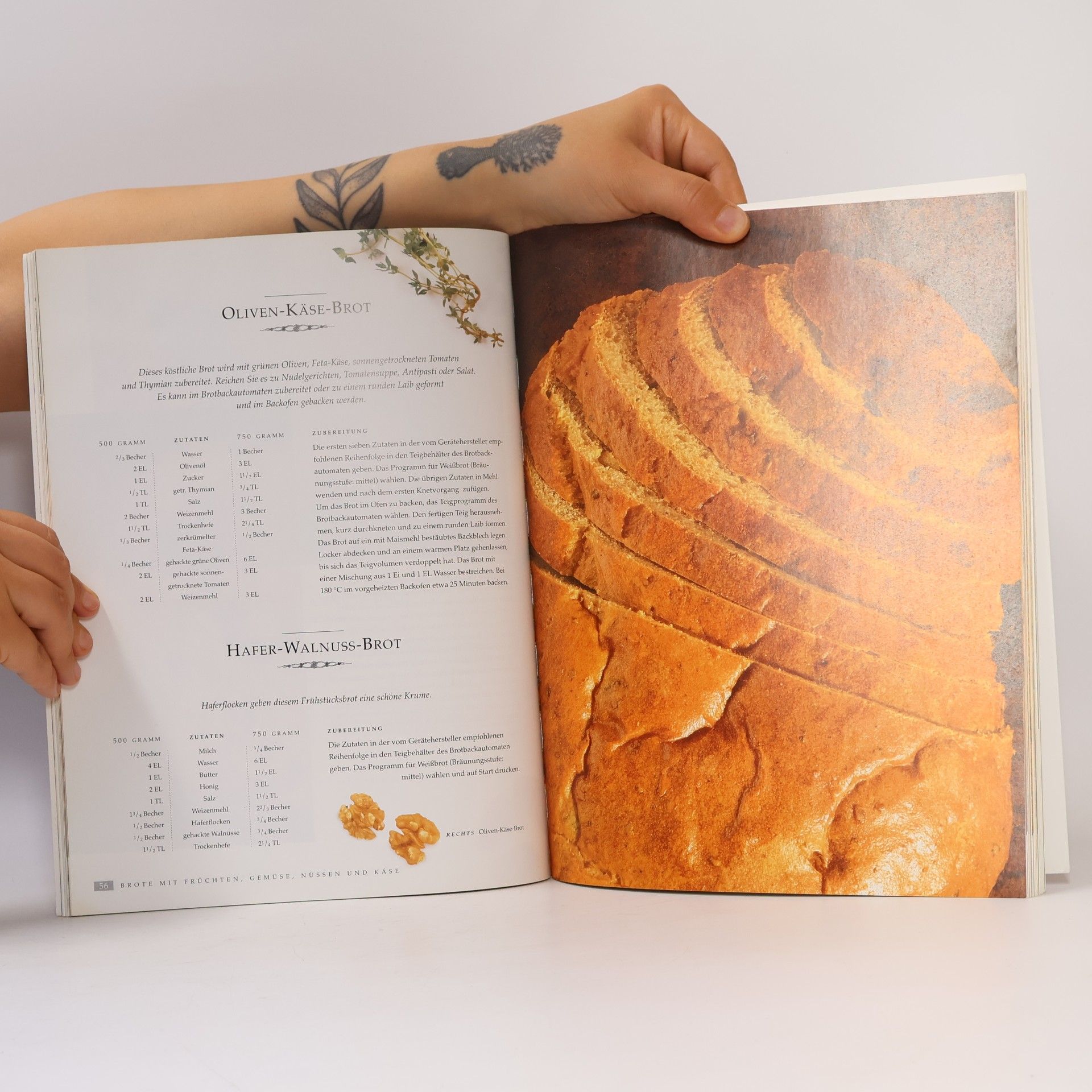 Marjie Lambert Backen mit der Brotmaschine