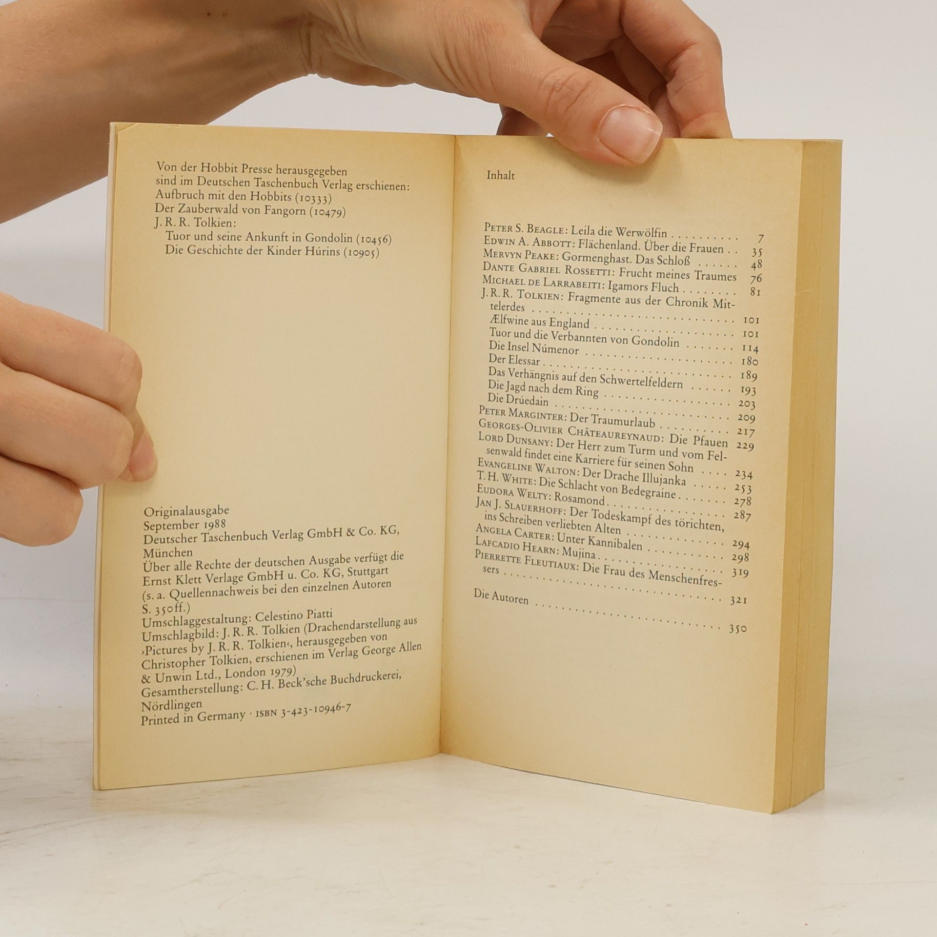 Various authors Das Hobbit-Buch. Hrsg. v. d. Hobbit Presse