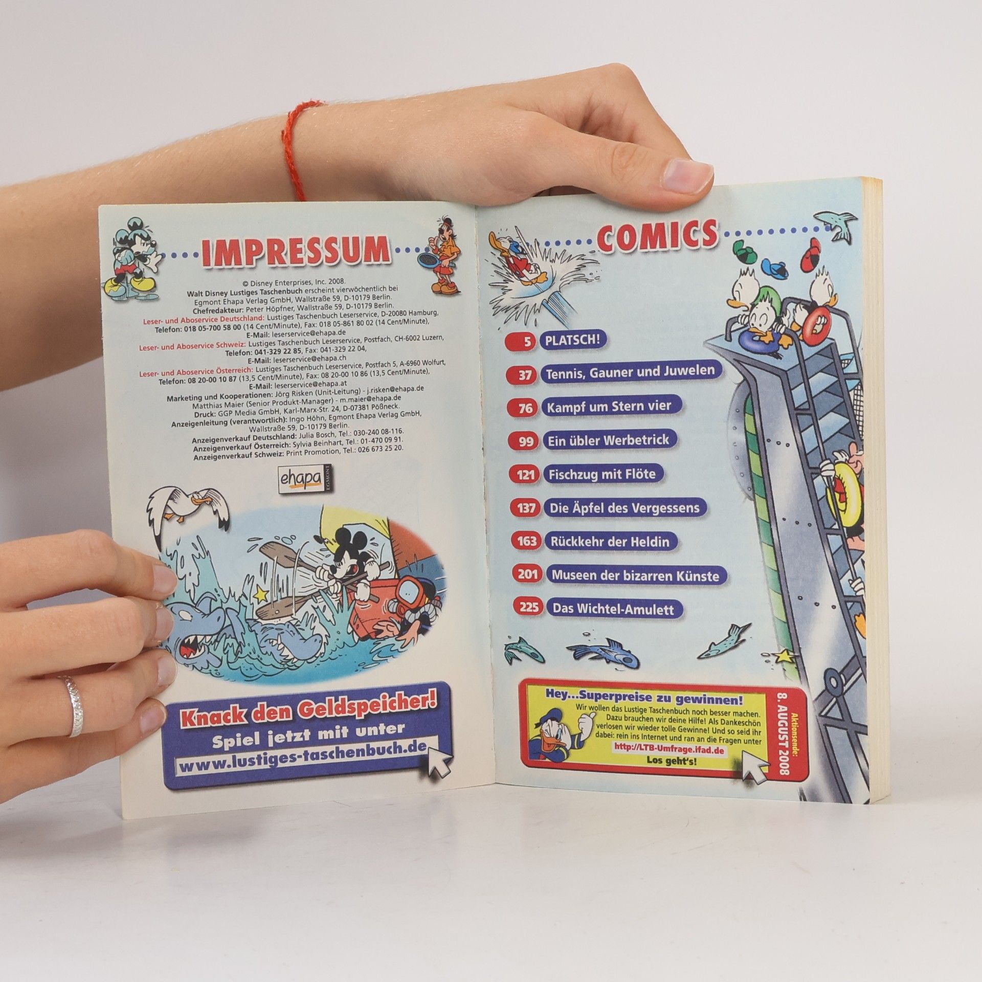 Walt Disney Lustiges Taschenbuch 379. Platsch!
