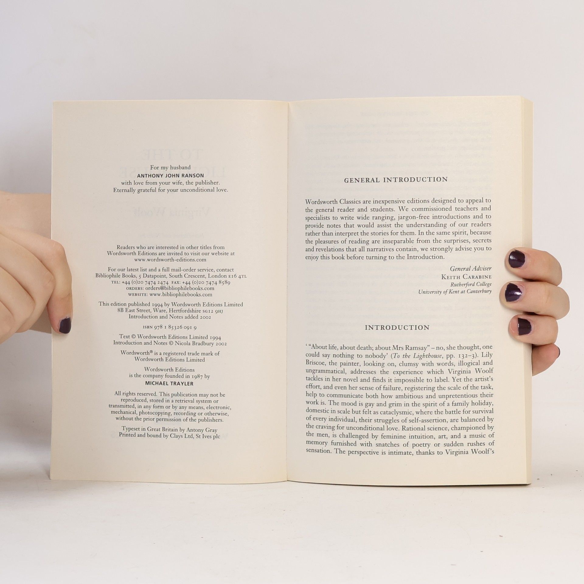 Virginia Woolf To the Lighthouse