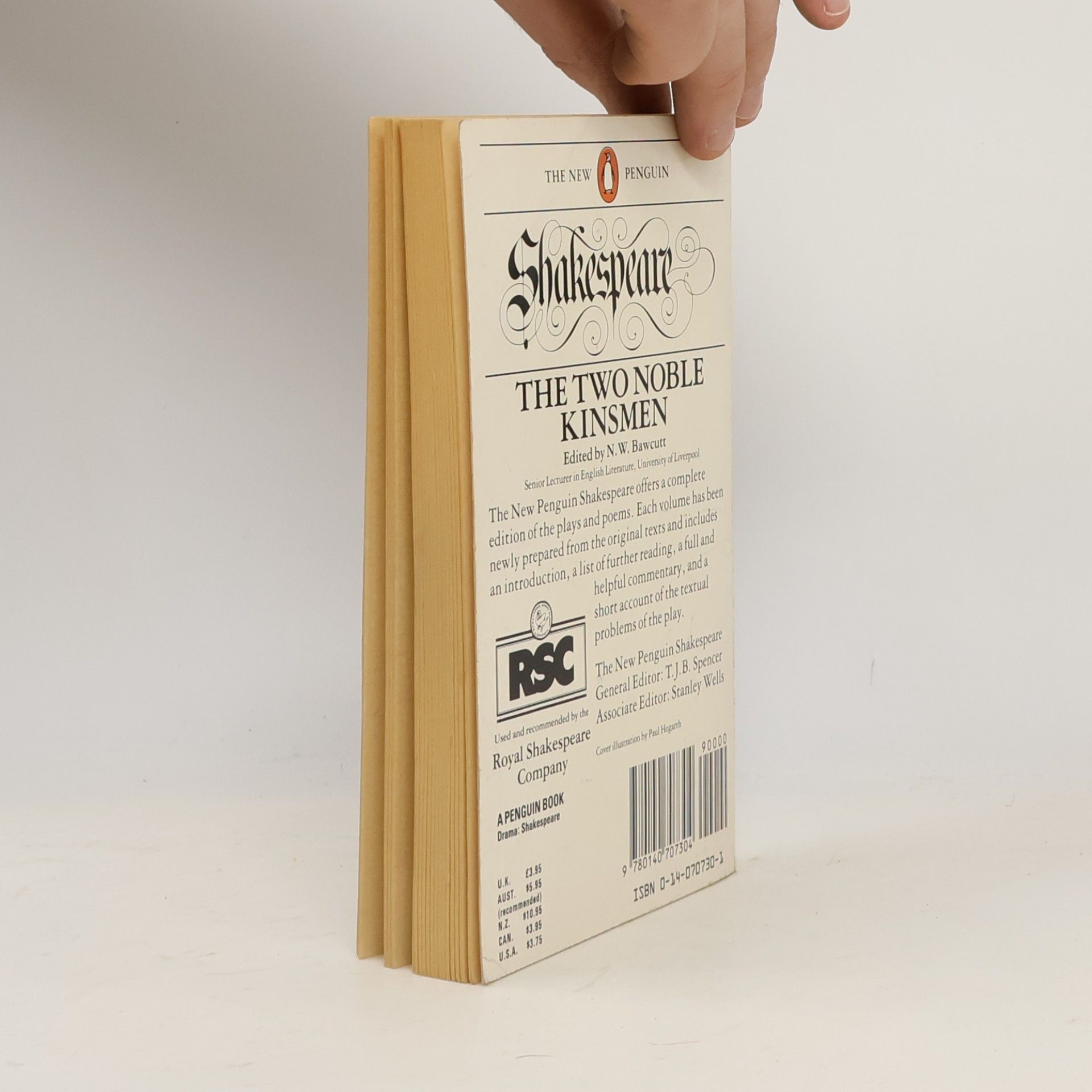 John Fletcher The New Penguin Shakespeare: The Two Noble Kinsmen