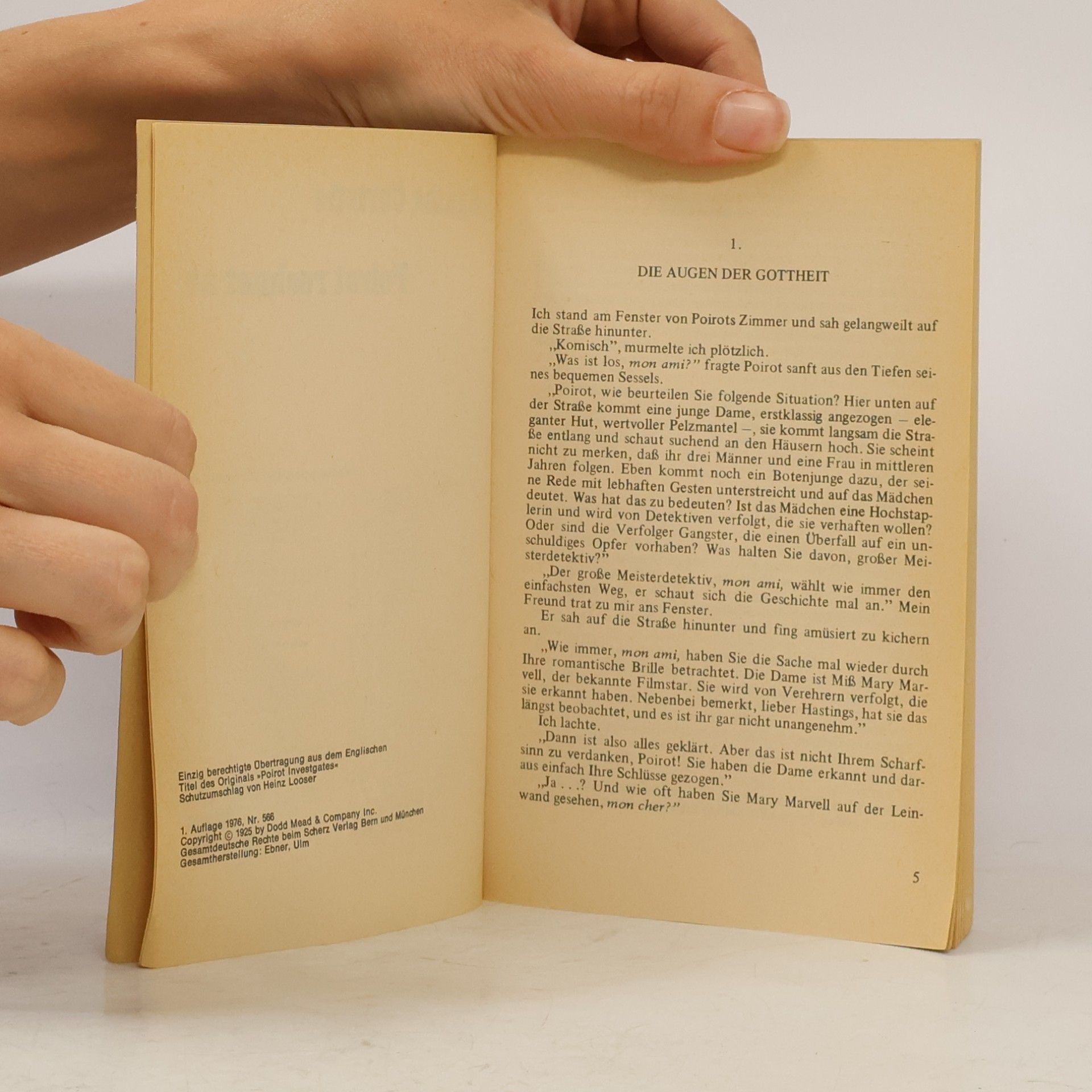 Agatha Christie Poirot rechnet ab