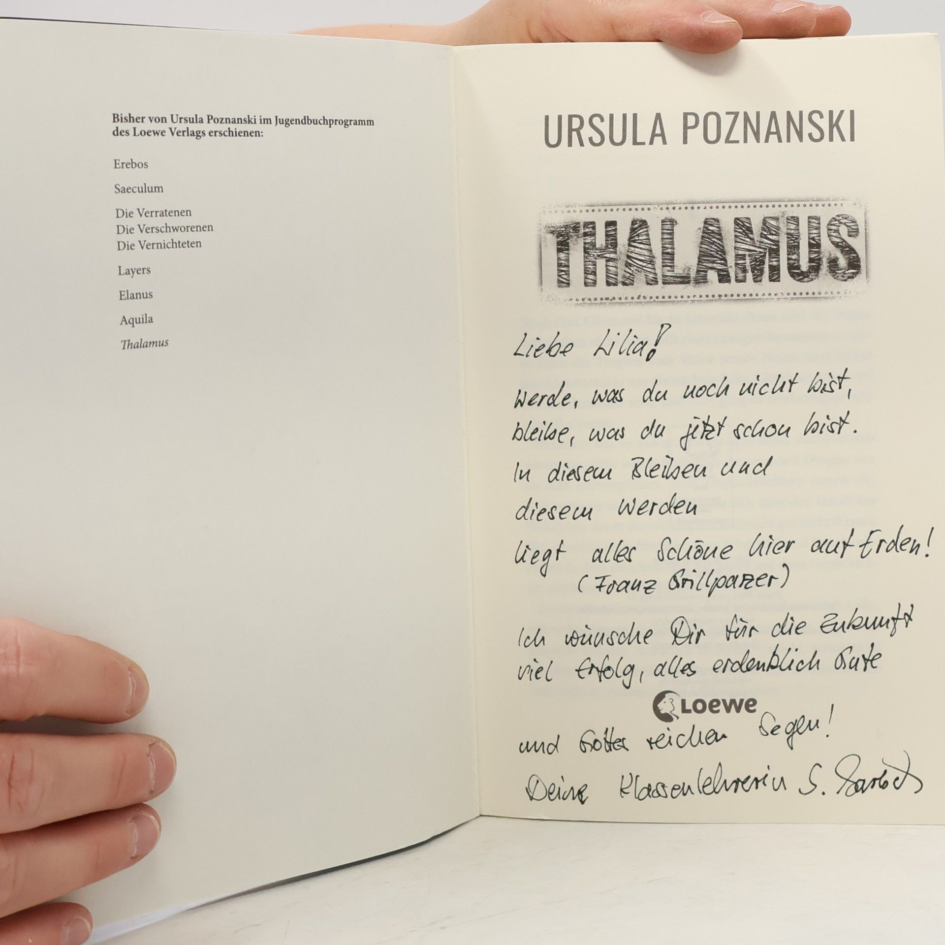 Ursula Poznanski Thalamus