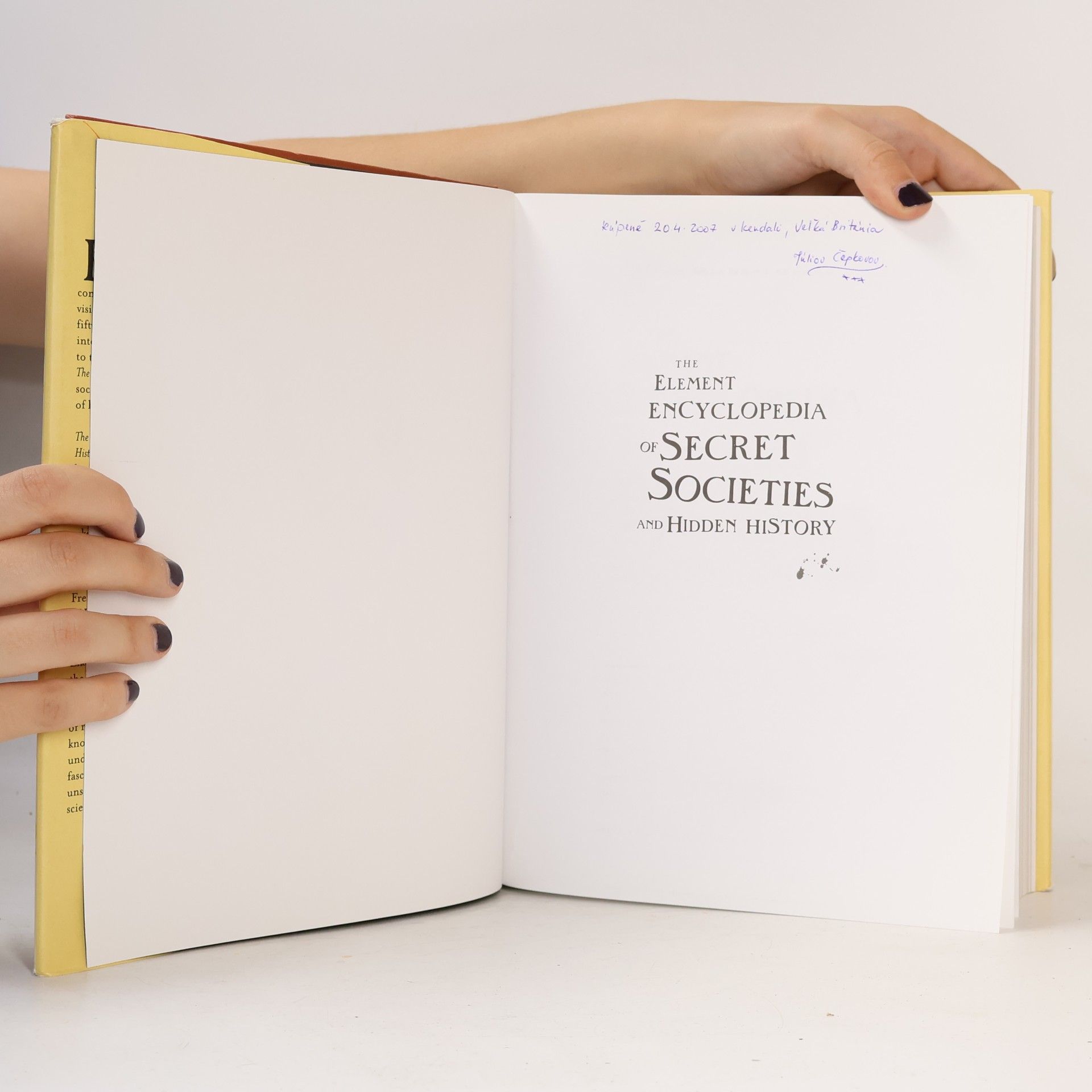 John Michael Greer The Element Encyclopedia of Secret Societies and Hidden History