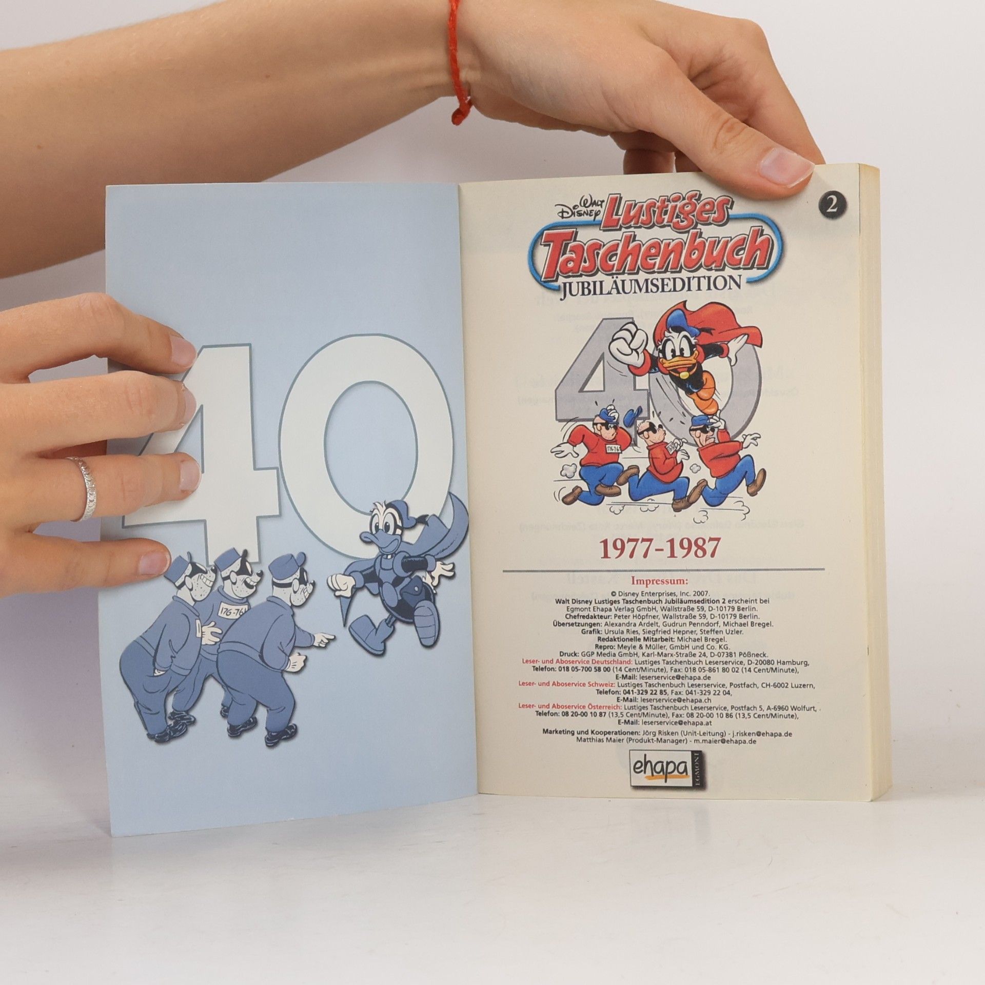 Walt Disney Lustiges Taschenbuch. Jubiläumsedition 2. 1977 - 1987