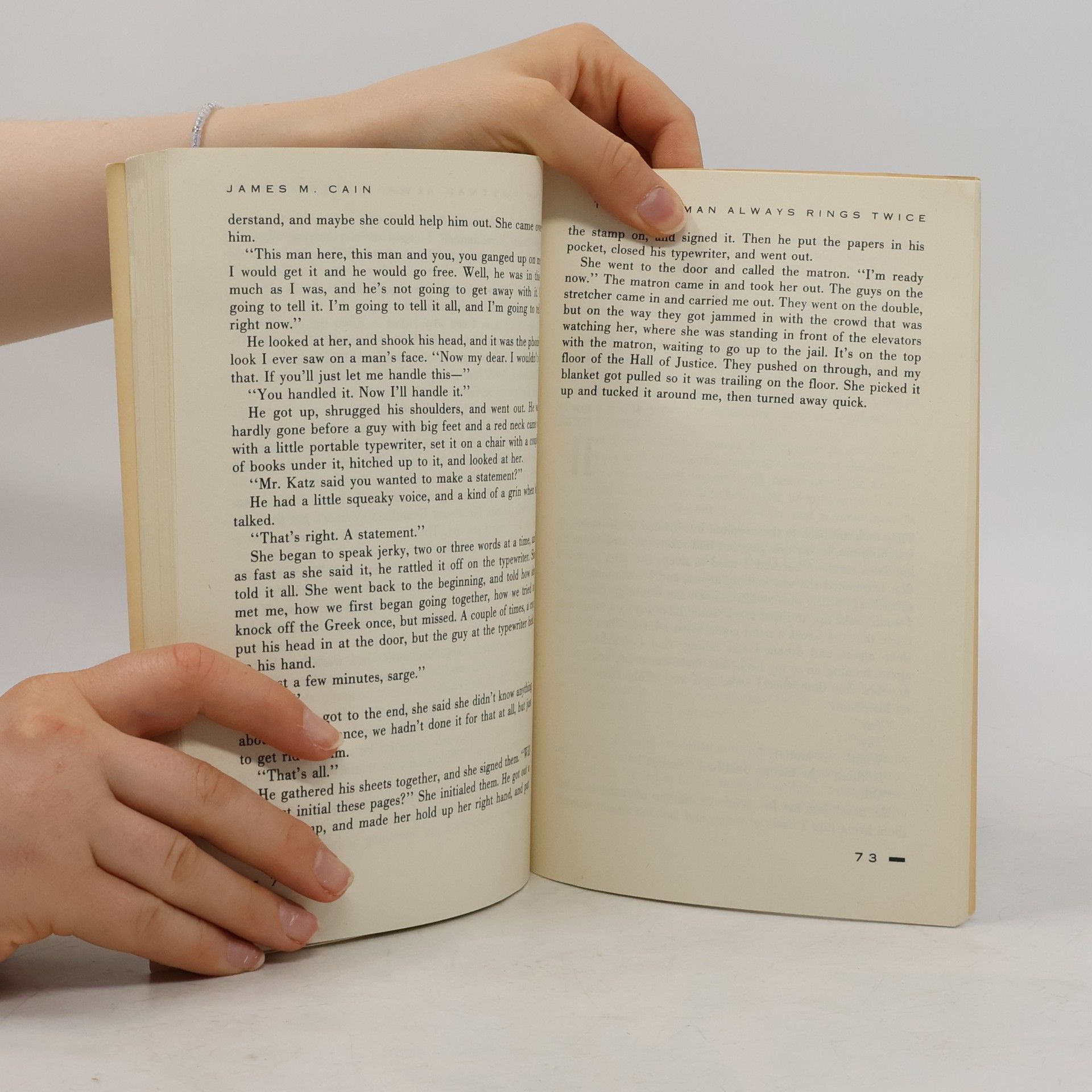 James M. Cain The Postman Always Rings Twice. Wenn der Postmann zweimal klingelt, engl. Ausgabe