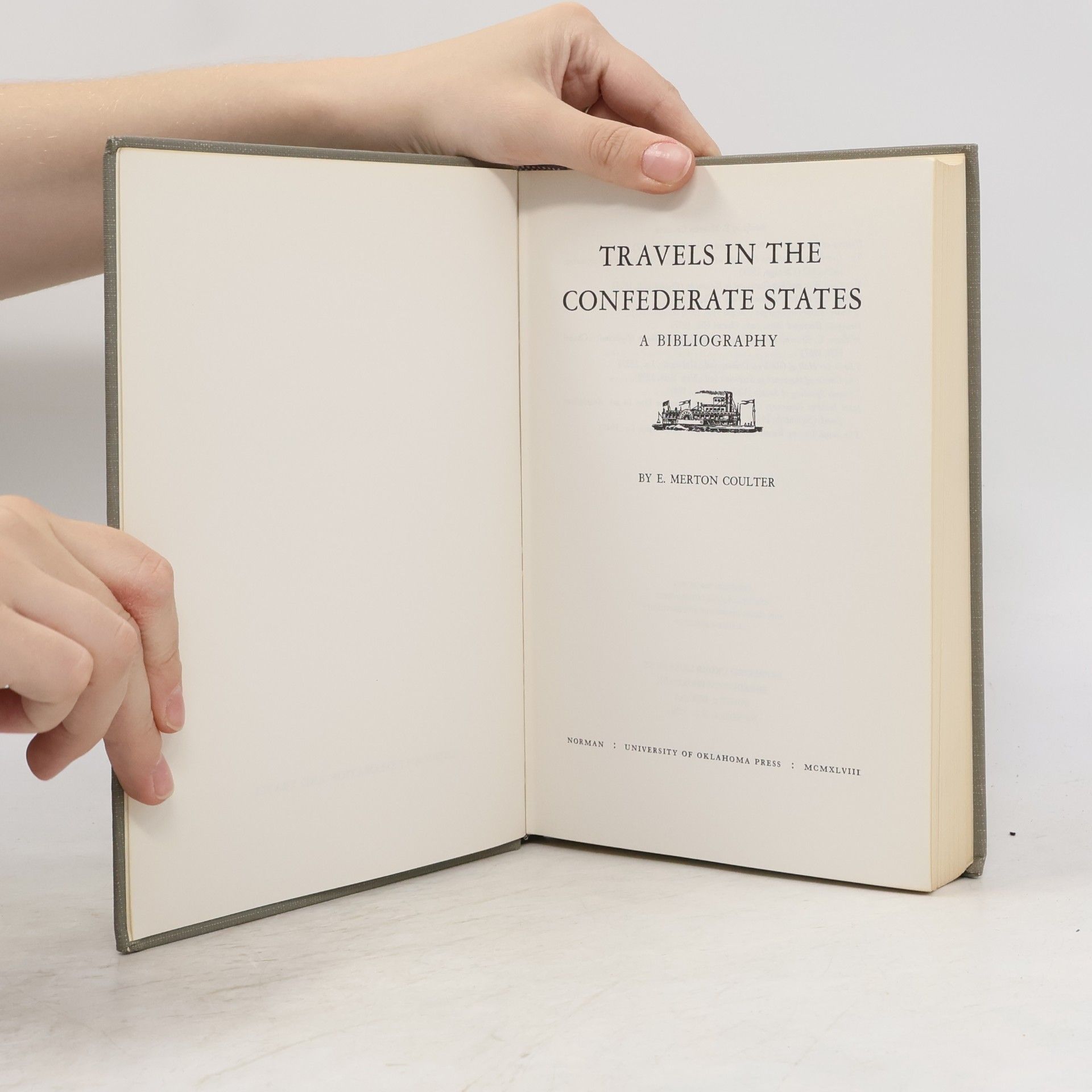 E. Merton Coulter Travels in the Confederate States