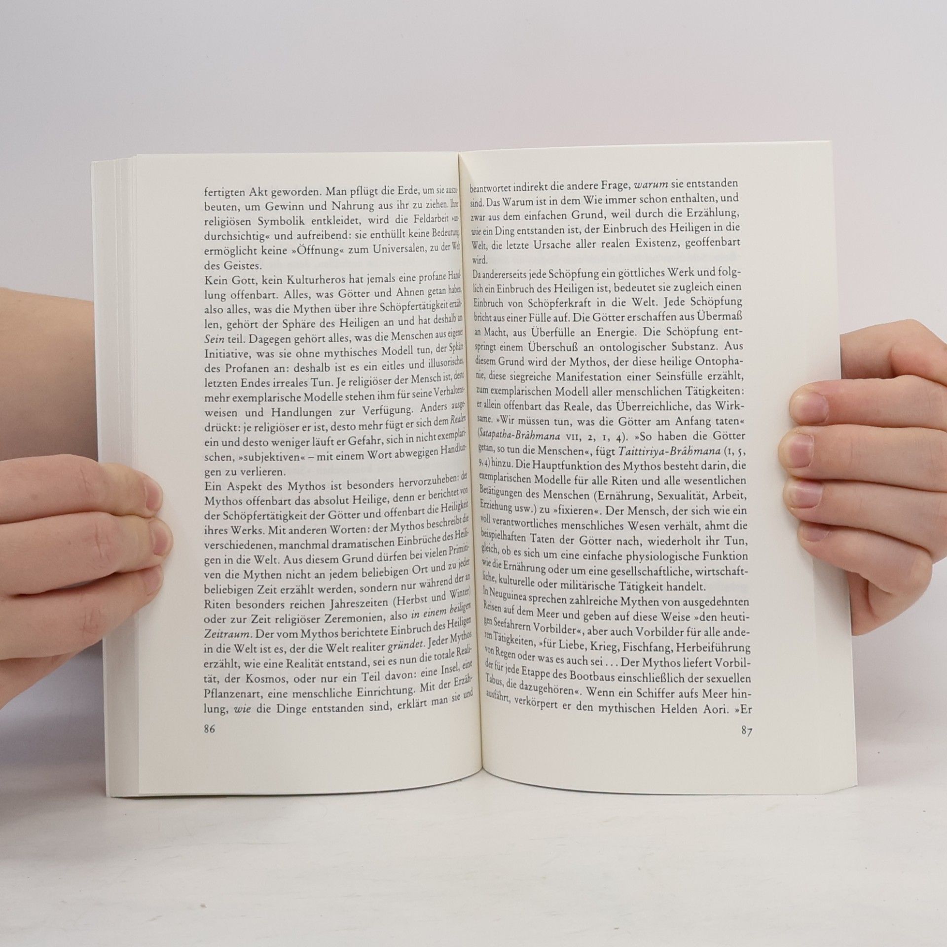 Mircea Eliade Das Heilige und das Profane Vom Wesen des Religiösen