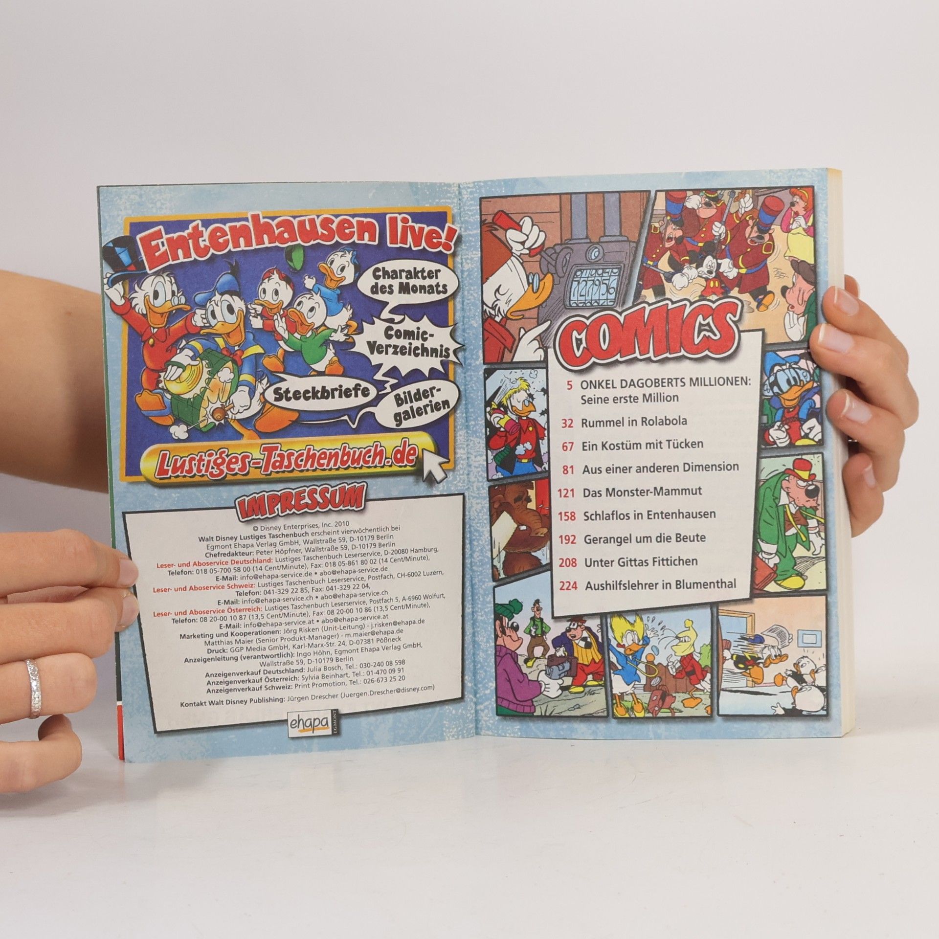 Walt Disney Lustiges Taschenbuch 399. Seine erste Million