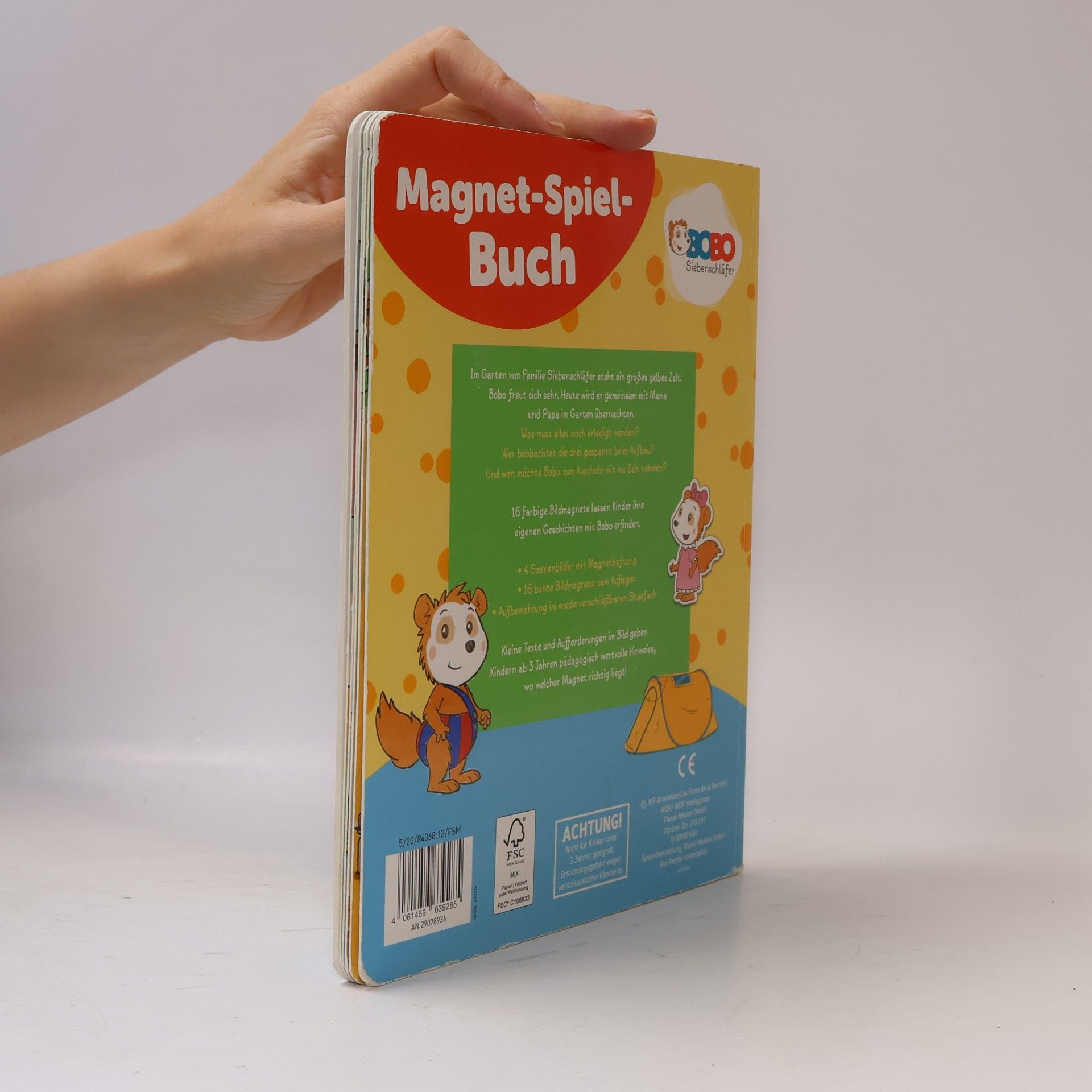 Autores varios Bobo Siebenschläfer. Magnet-Spiel-Buch