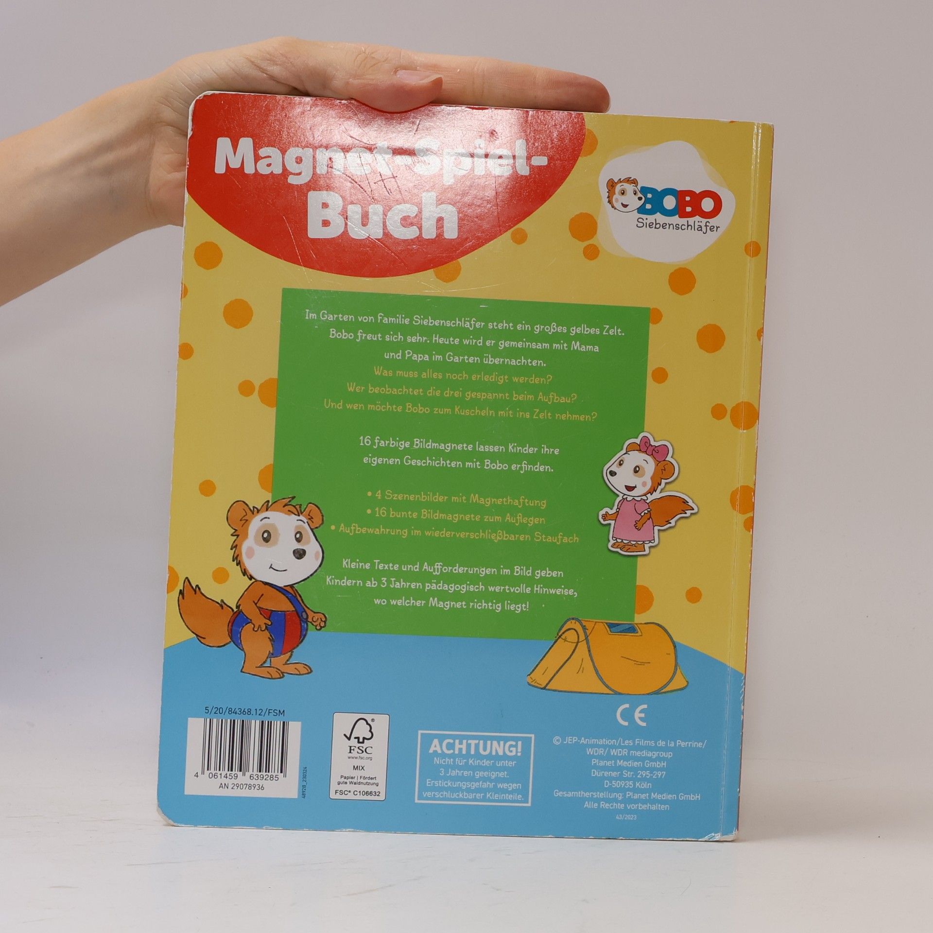 Autores varios Bobo Siebenschläfer. Magnet-Spiel-Buch
