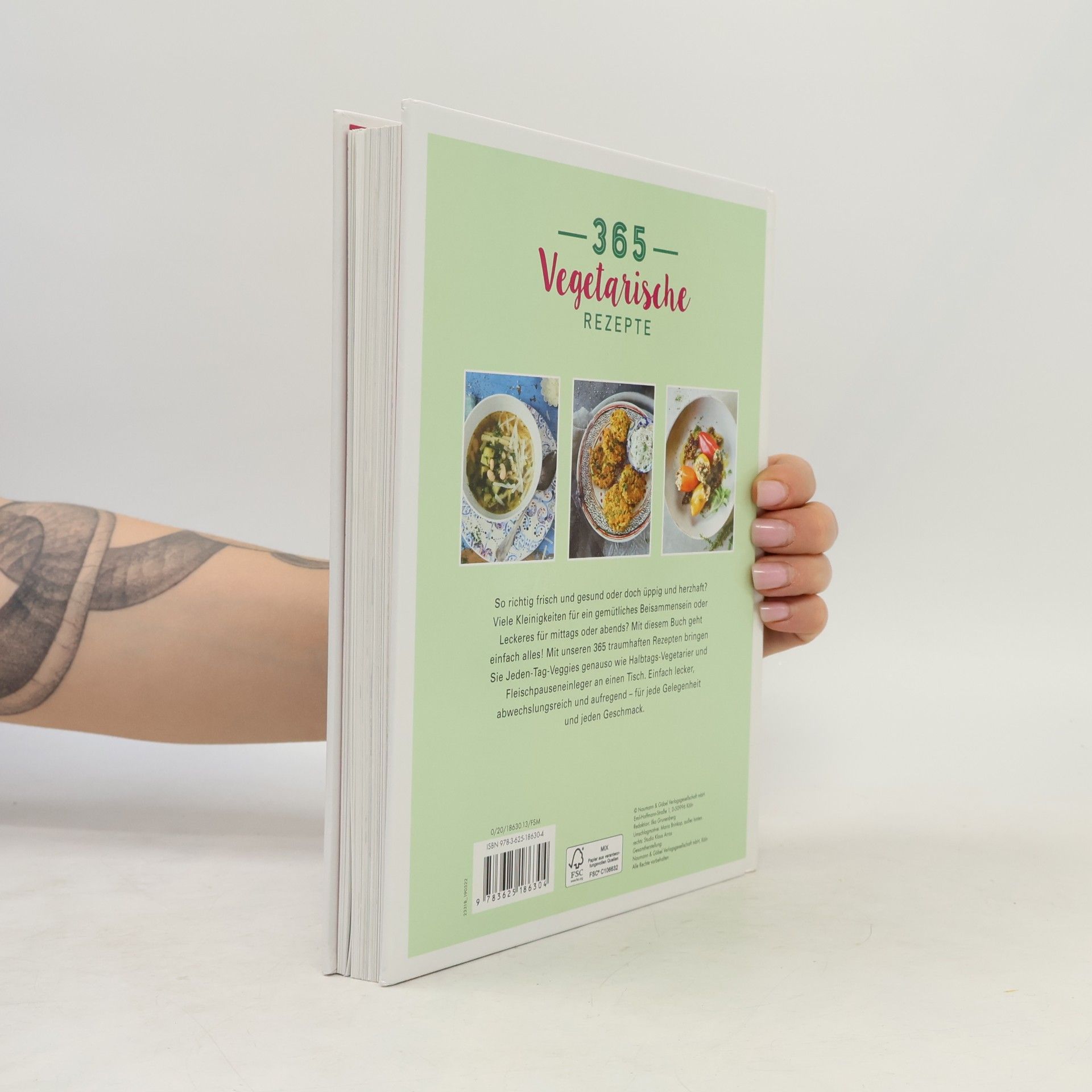 Various authors 365 Vegetarische Rezepte. Gesund kochen Tag für Tag