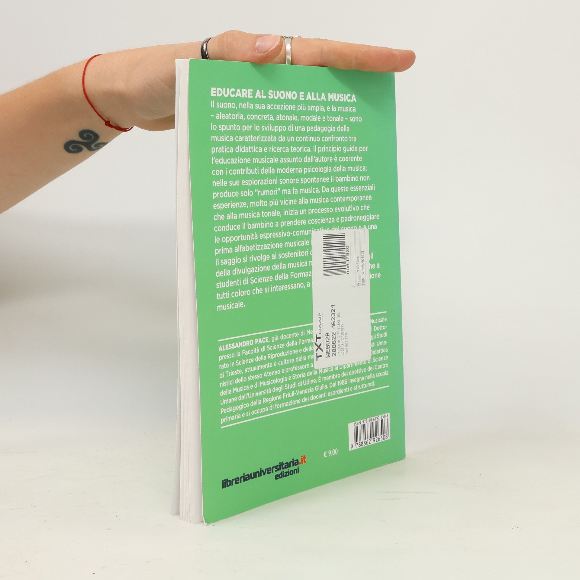 Alessandro Pace Biblioteca Contemporanea: Educare al suono e alla musica