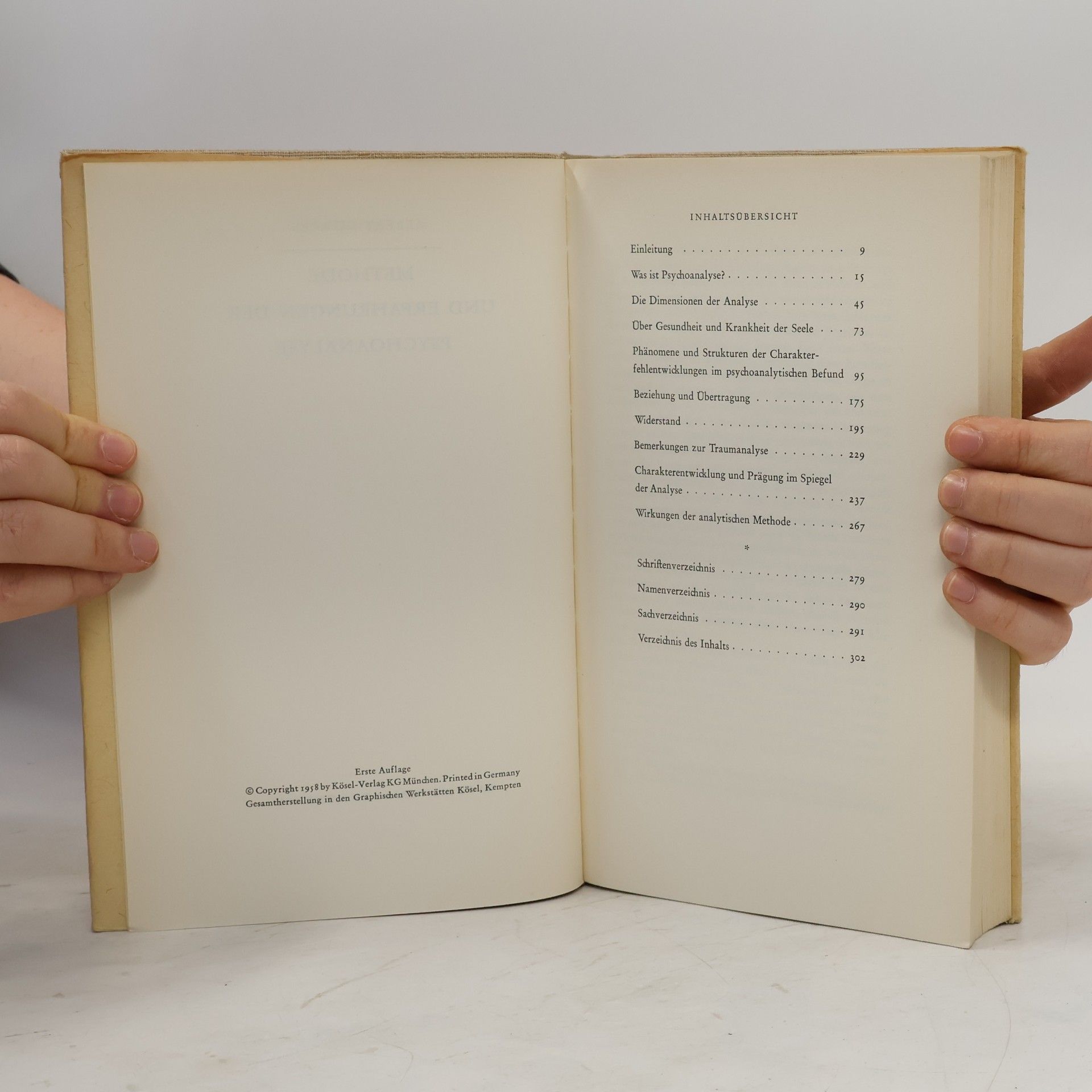 Albert Görres Methode und Erfahrungen der Psychoanalyse
