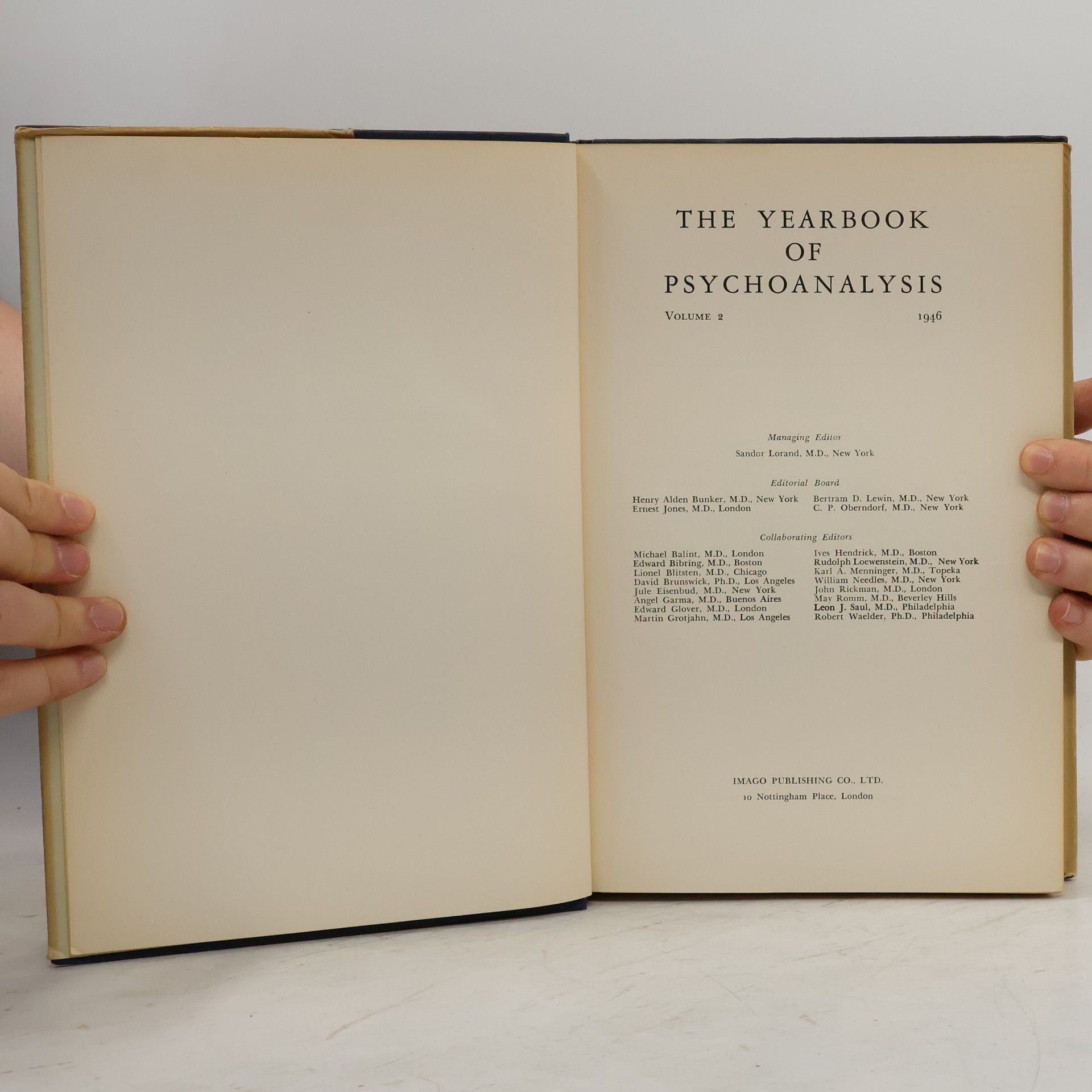 Autorenkollektiv The Theory of Psychoanalysis II 1946